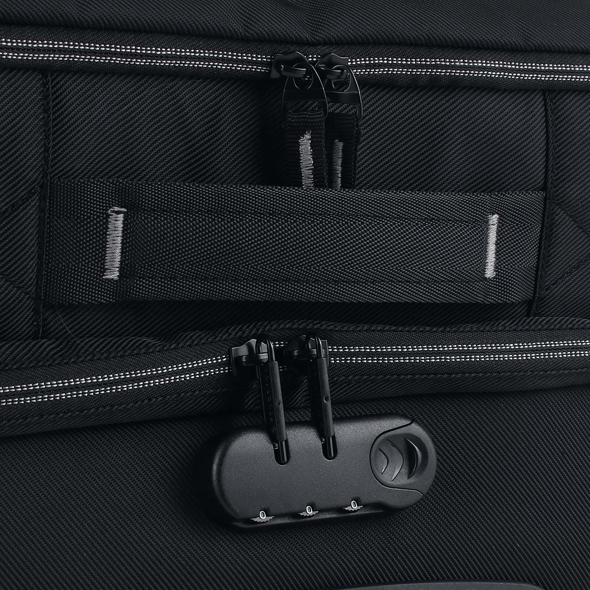 KENORADA Rollen-Reisetasche mit Rucksackfunktion RT31B M Black 