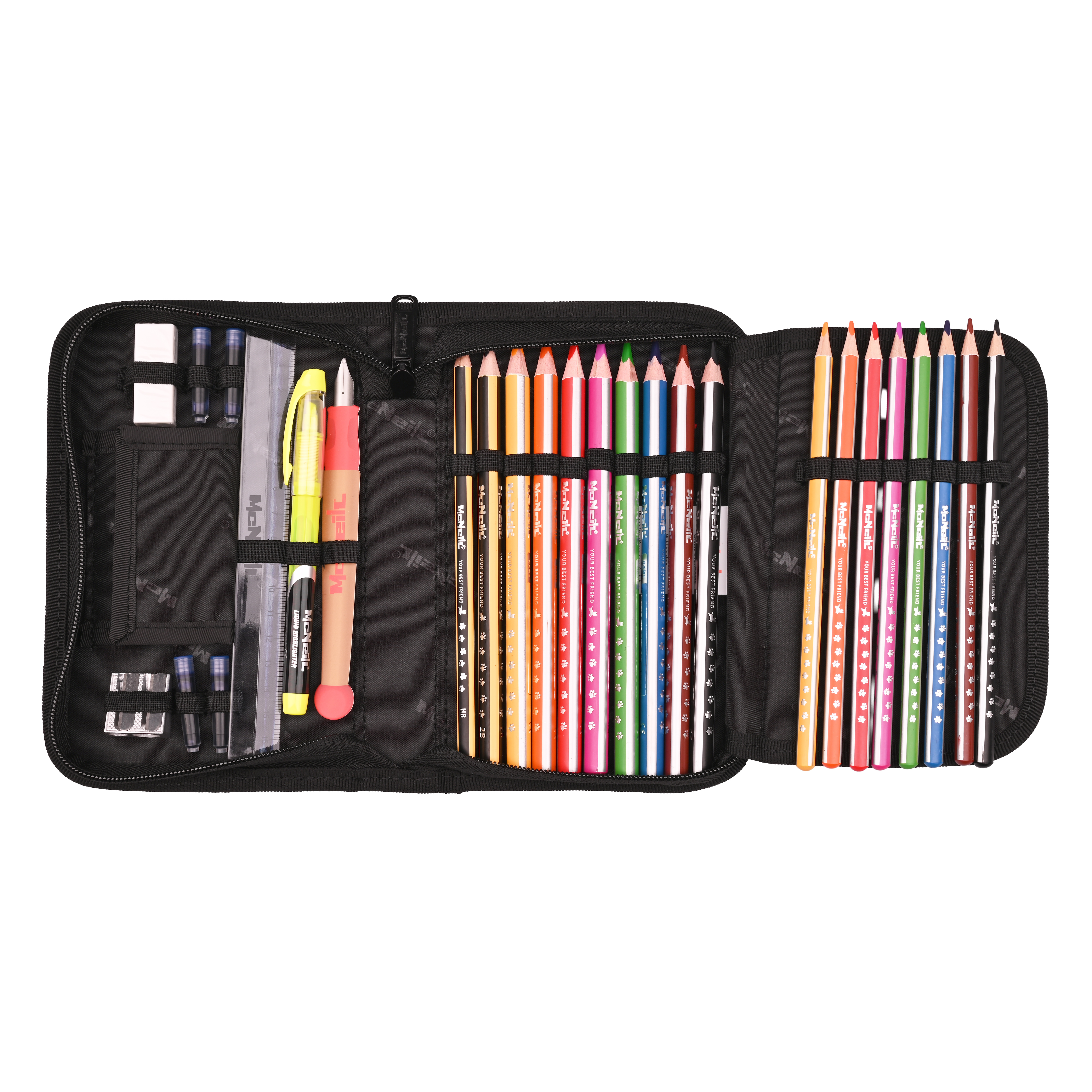 McNeill Schulranzen-Set Bravo Dinopark 9-teilig 