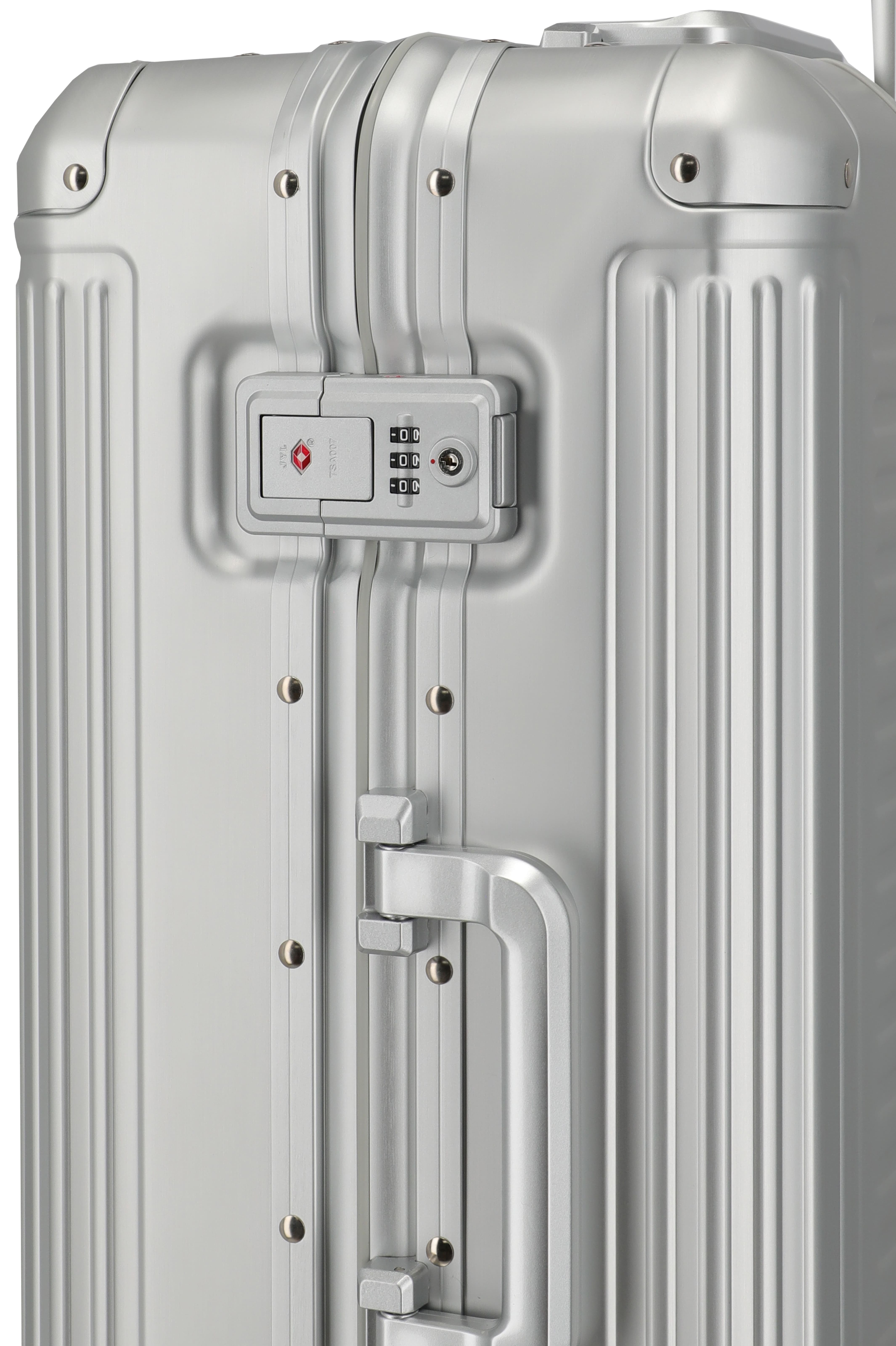 Travelite Next Aluminium Trolley 67 cm silber