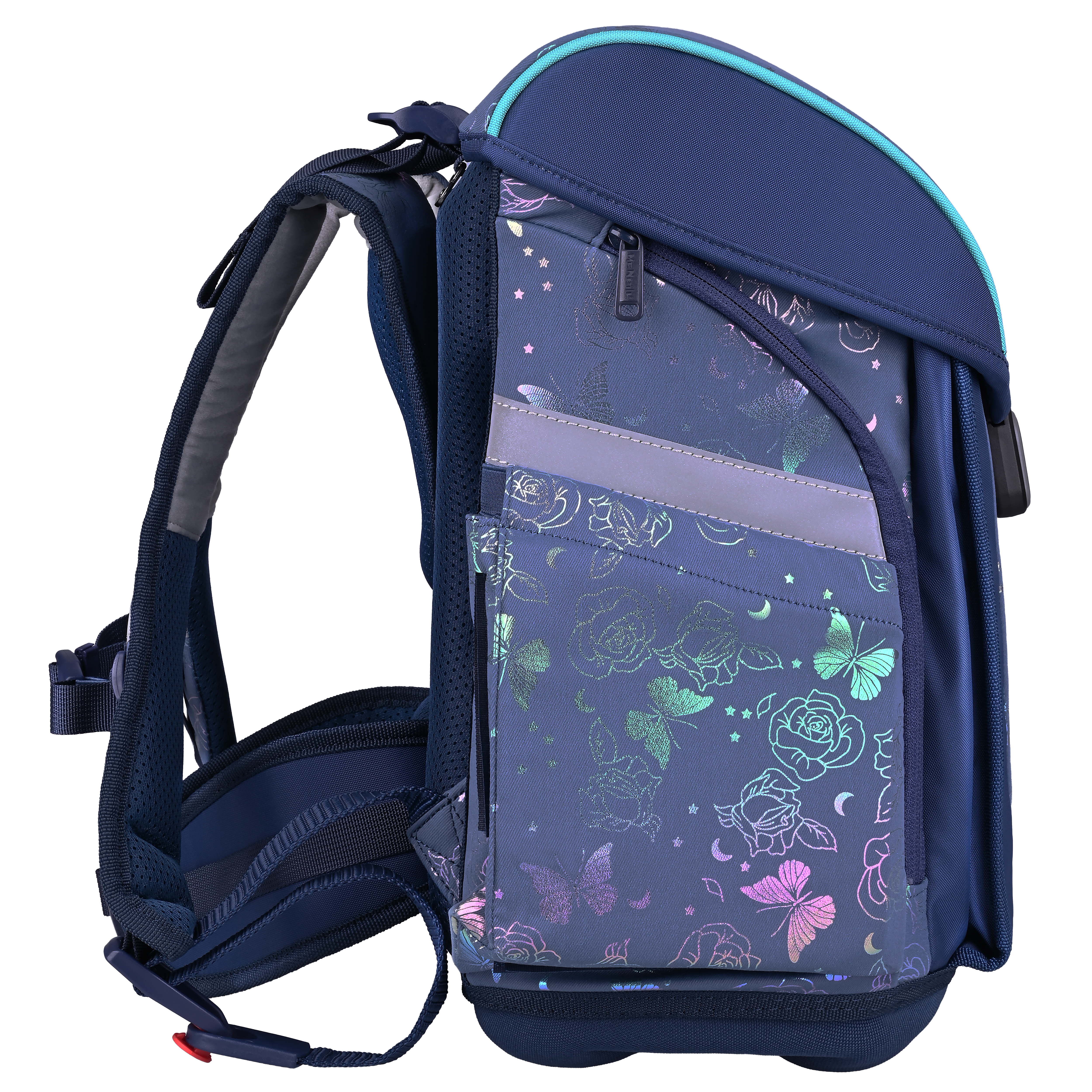 McNeill Schulranzen-Set Primo Roses 9-teilig 