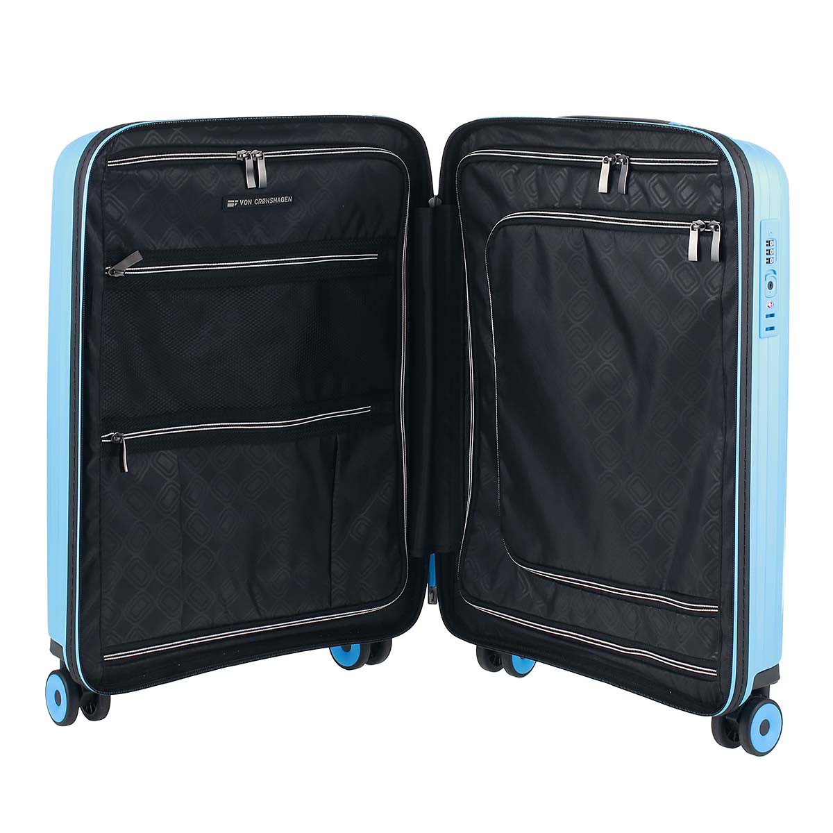 Von Crønshagen Mogens Handgepäck-Set lightblue