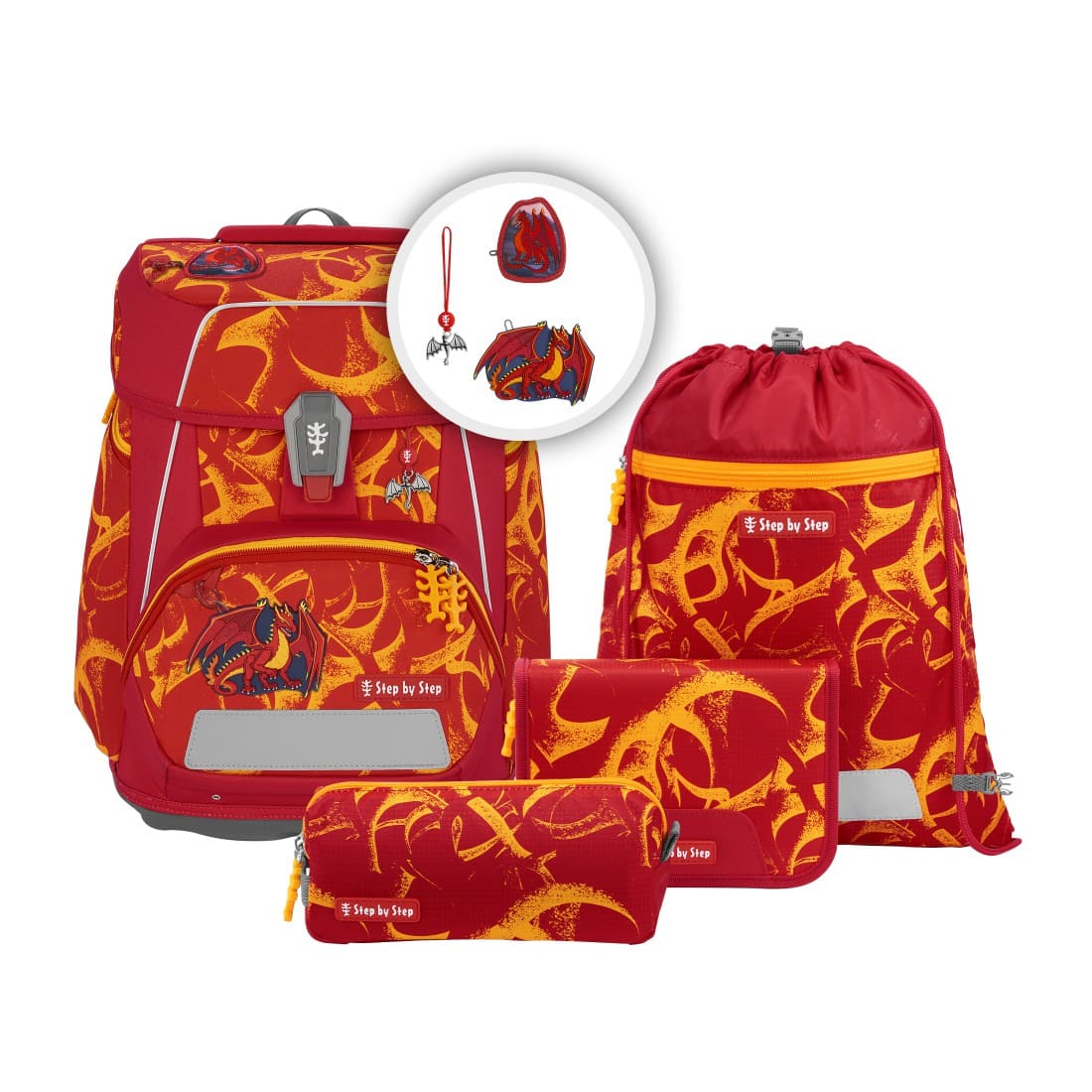 Step by Step Schulranzen-Set SPACE Dragon Toro 2027