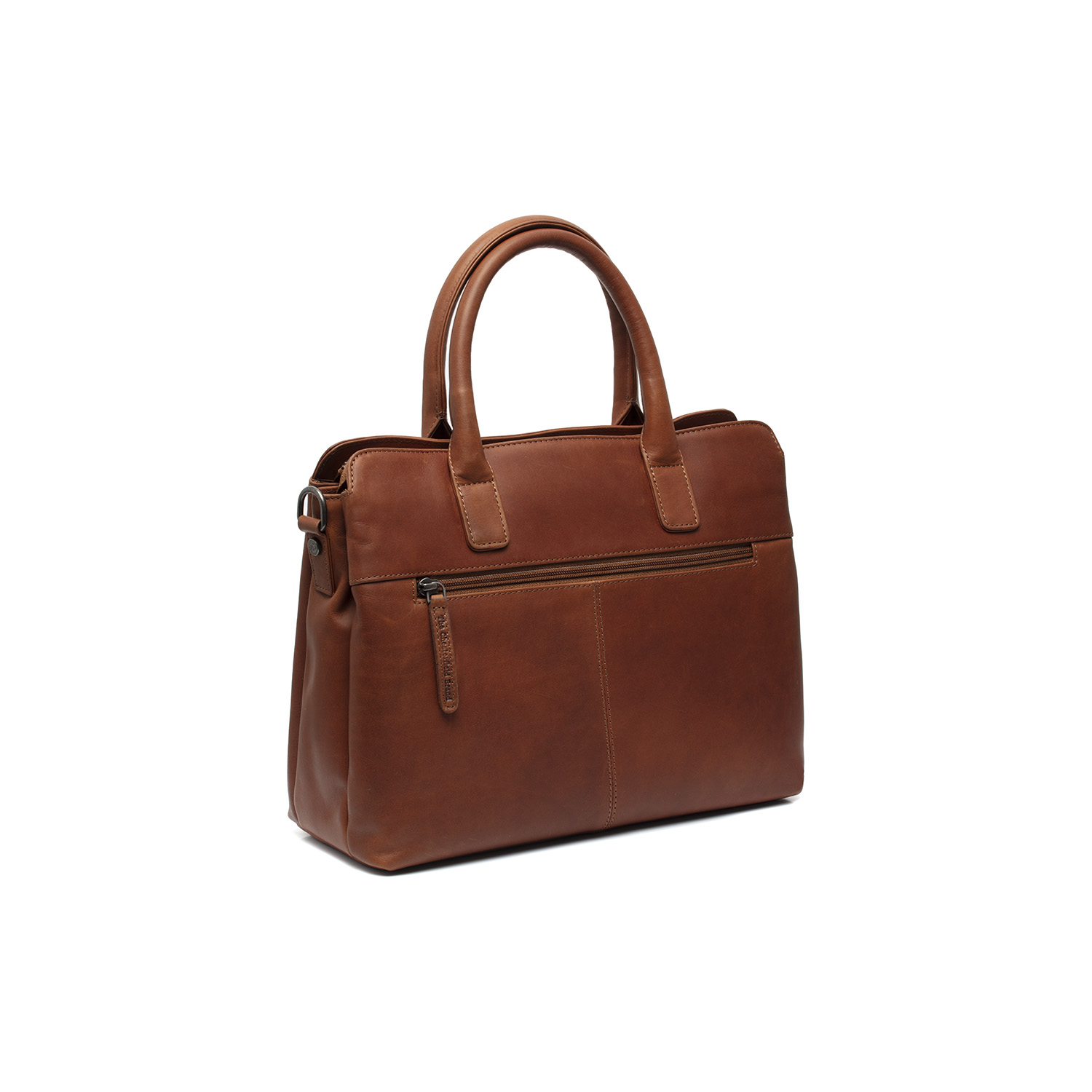 Chesterfield Leder Handtasche Valmonte cognac