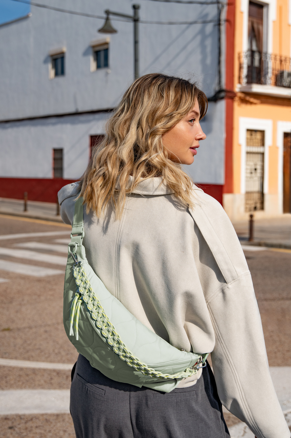 Reisenthel City Beltbag Makramee Iced Puffer Matcha