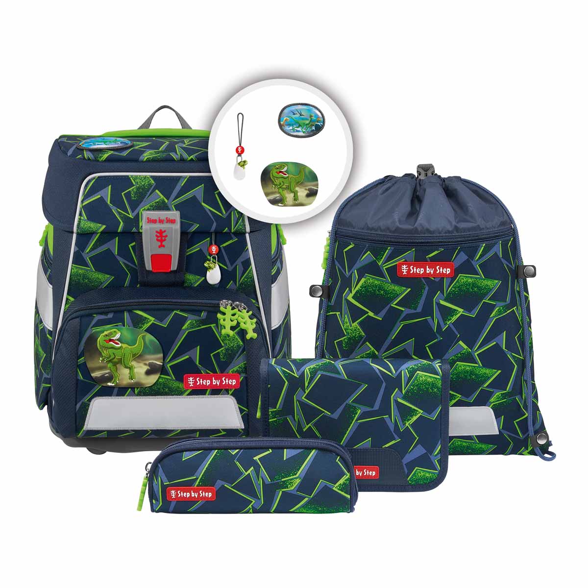 Step by Step SPACE Schulranzen-Set Wild T-Rex Taro 2025