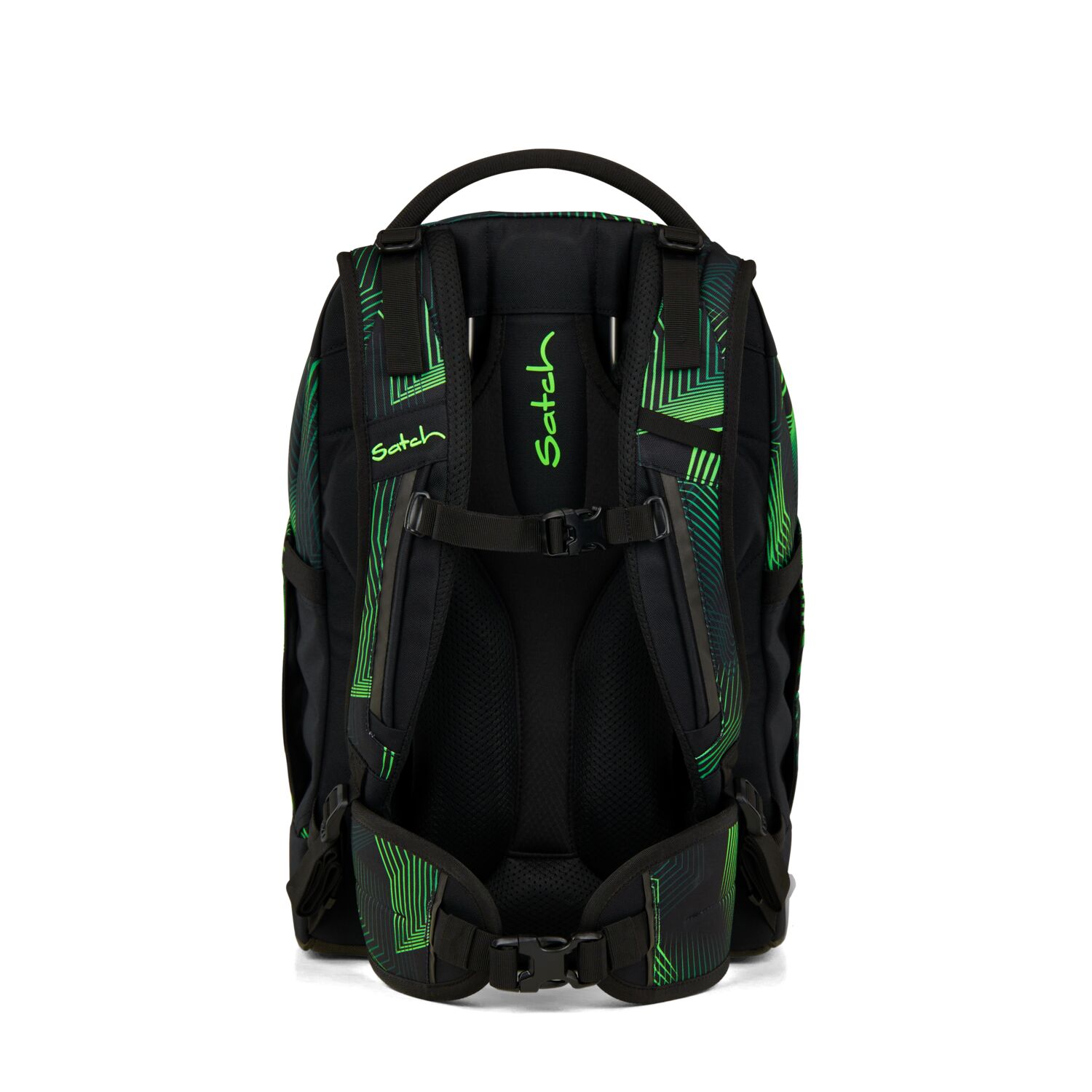 Satch Pack Schulrucksack Seismic Green 2025
