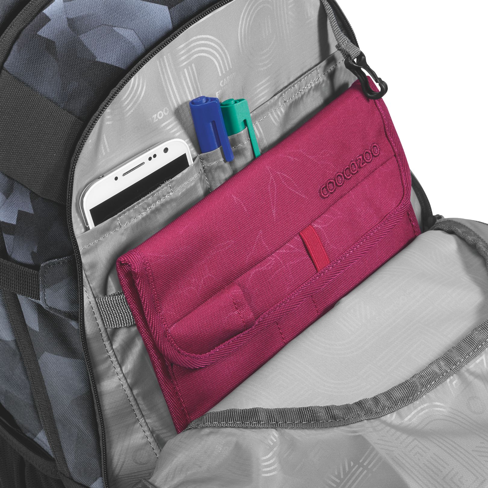 Coocazoo Schulrucksack MATE – Grey Rocks Set