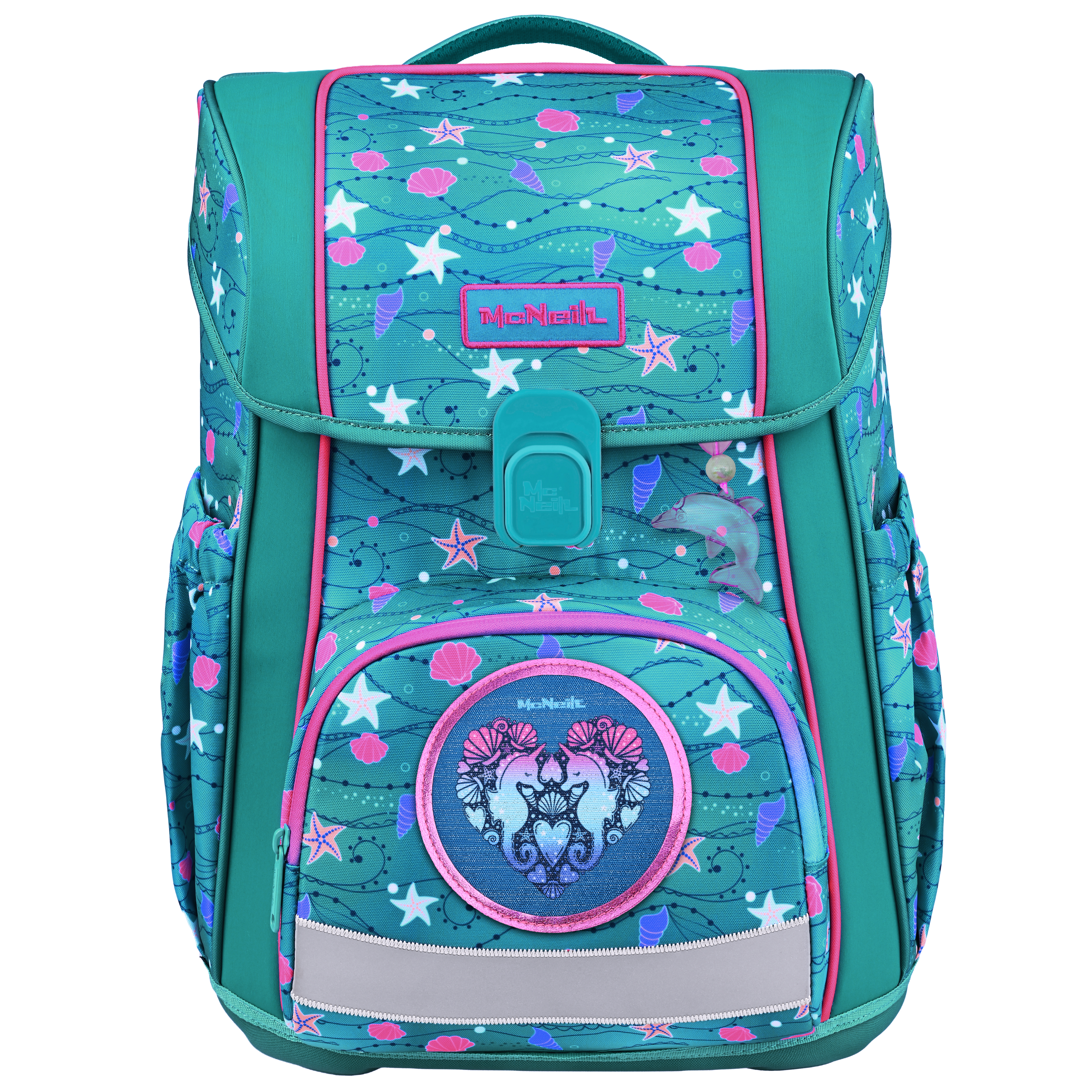 McNeill Schulranzen-Set Bravo Seafish 9-teilig