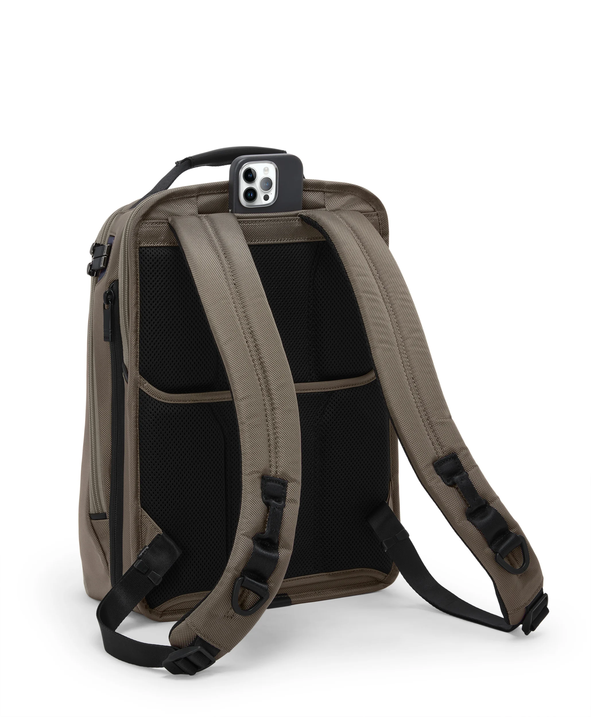 TUMI Alpha 4 erweiterbarer Rucksack 15" grey alloy