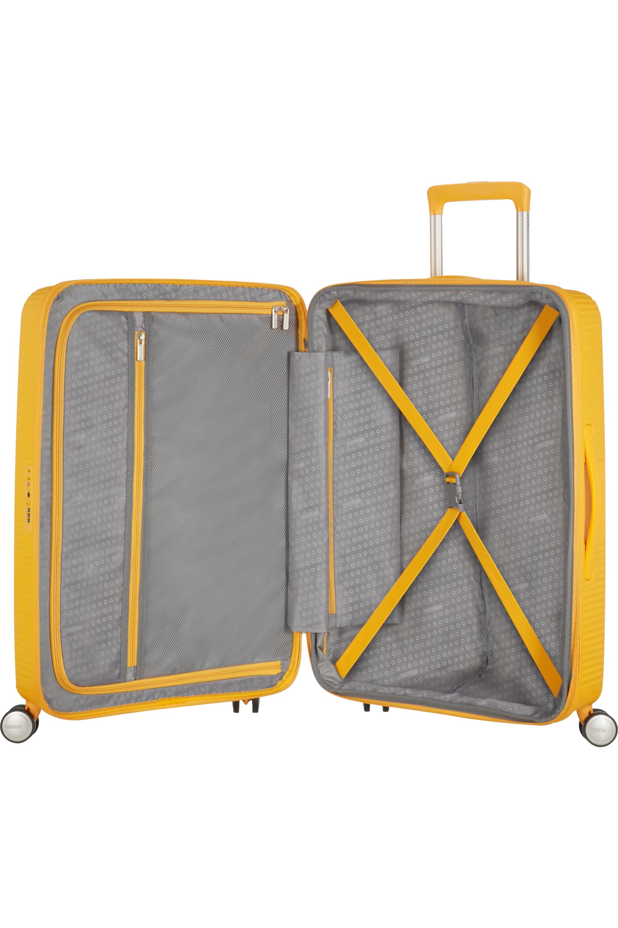 American Tourister Koffer SoundBox 77cm golden yellow