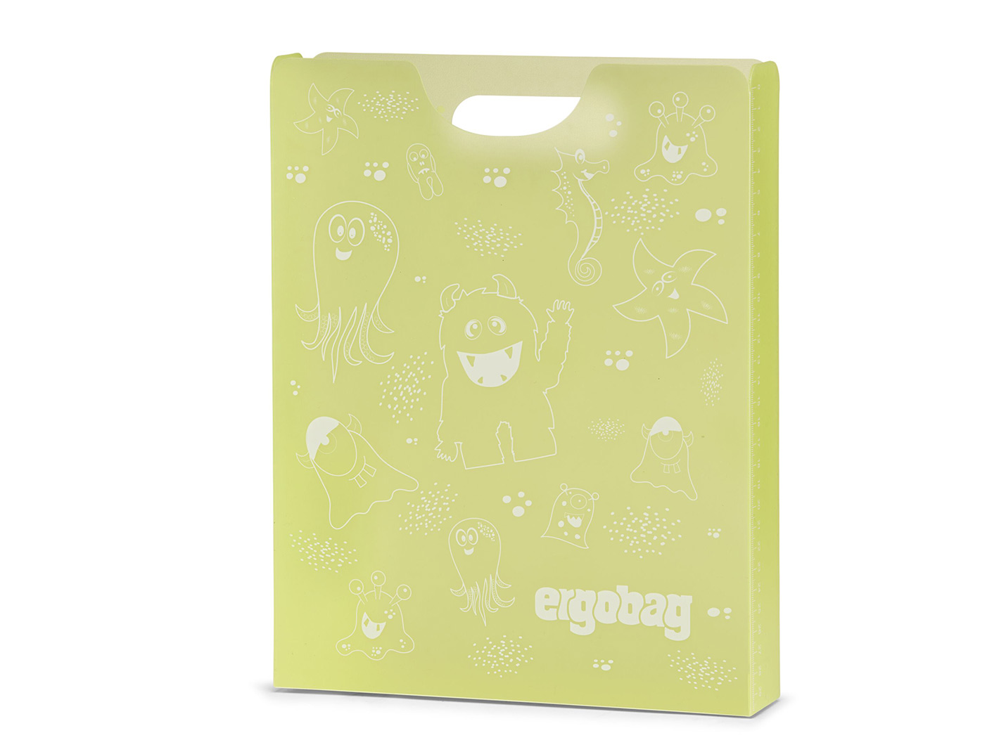 Ergobag Heftebox Monster gelb