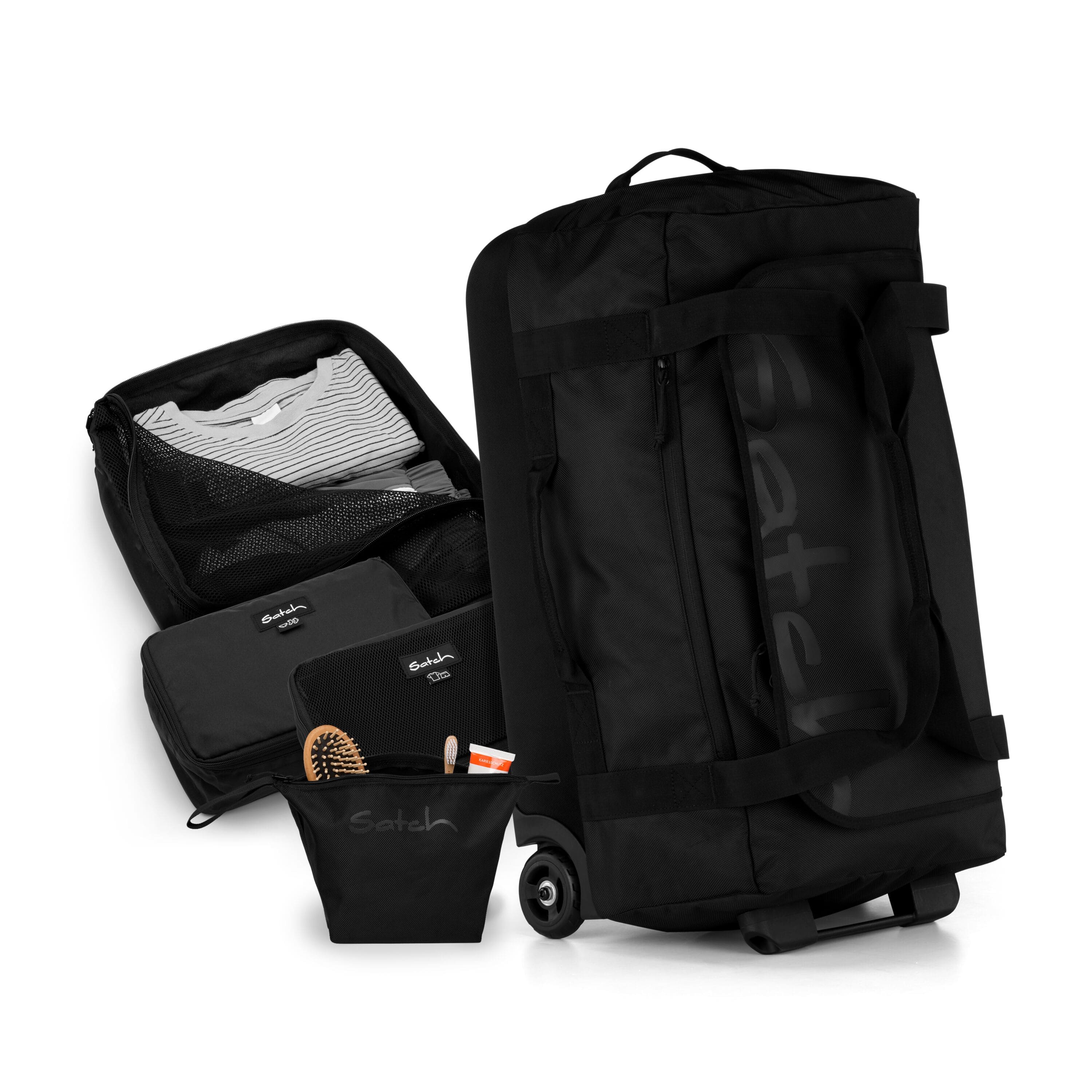 Satch Reisetasche Set Quest Jet Black