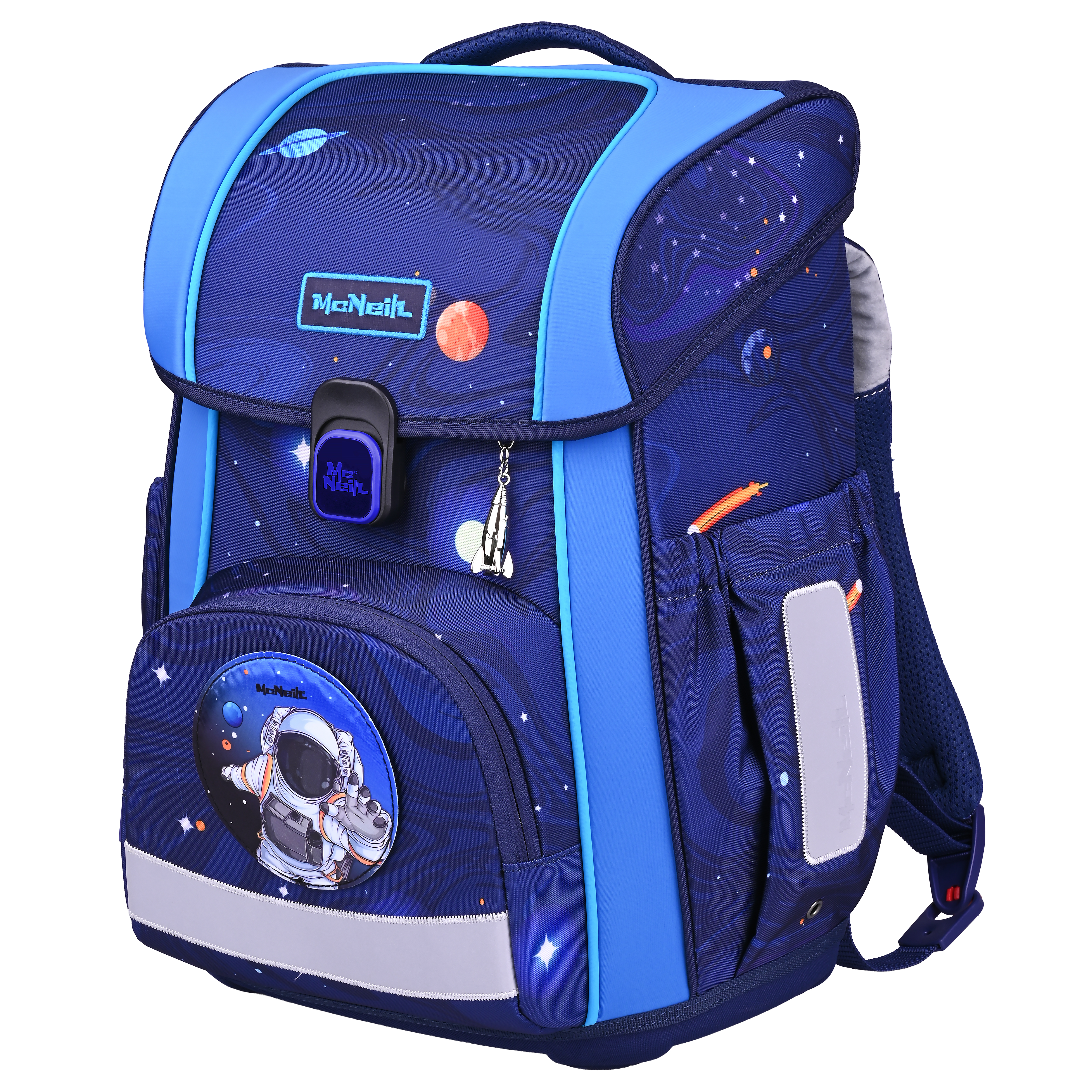 McNeill Schulranzen-Set Bravo Space 9-teilig