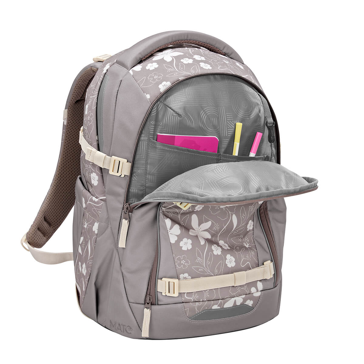 Coocazoo Schulrucksack MATE Vanilla Bloom