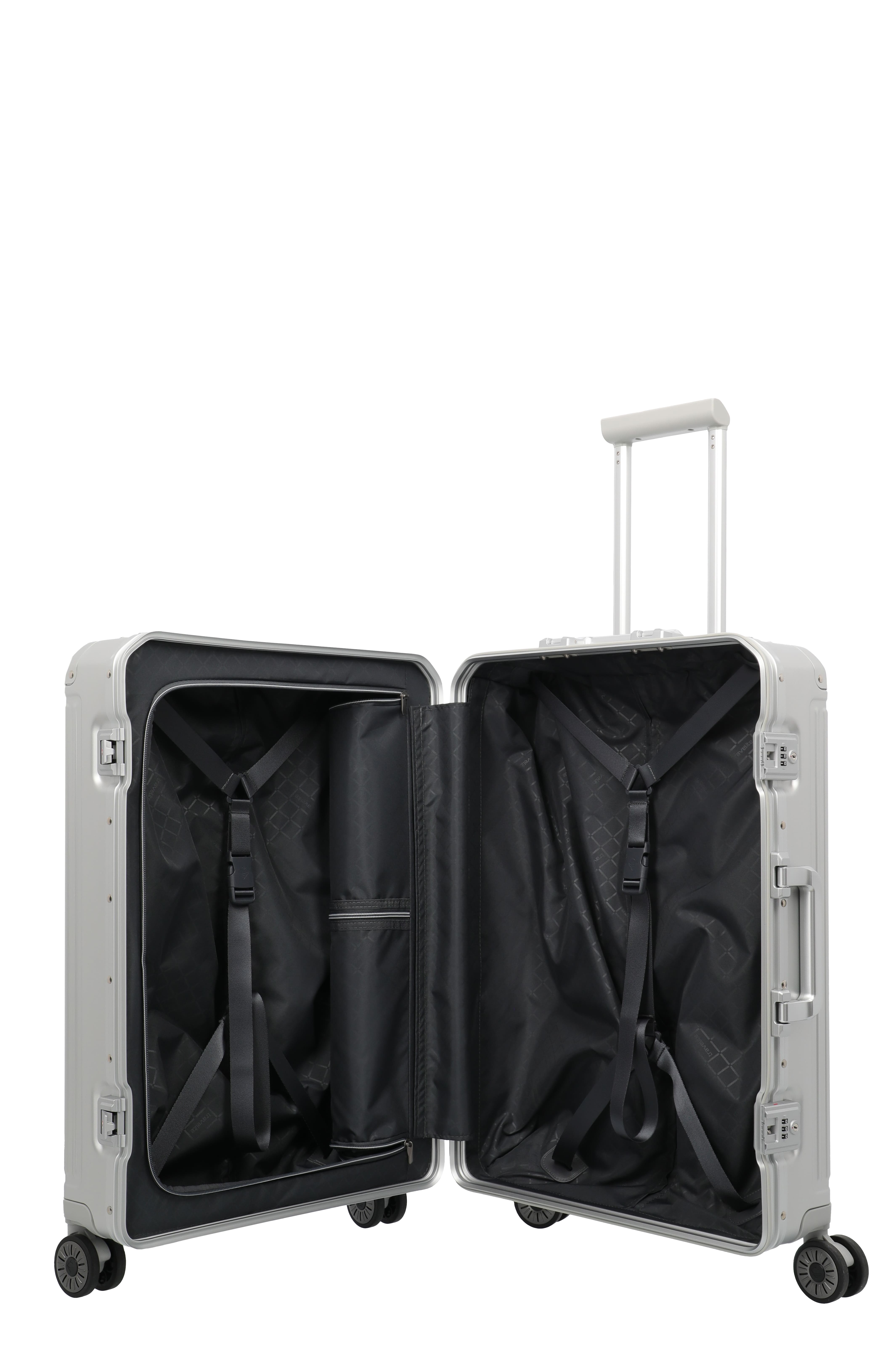 Travelite Next Aluminium Trolley 67 cm silber