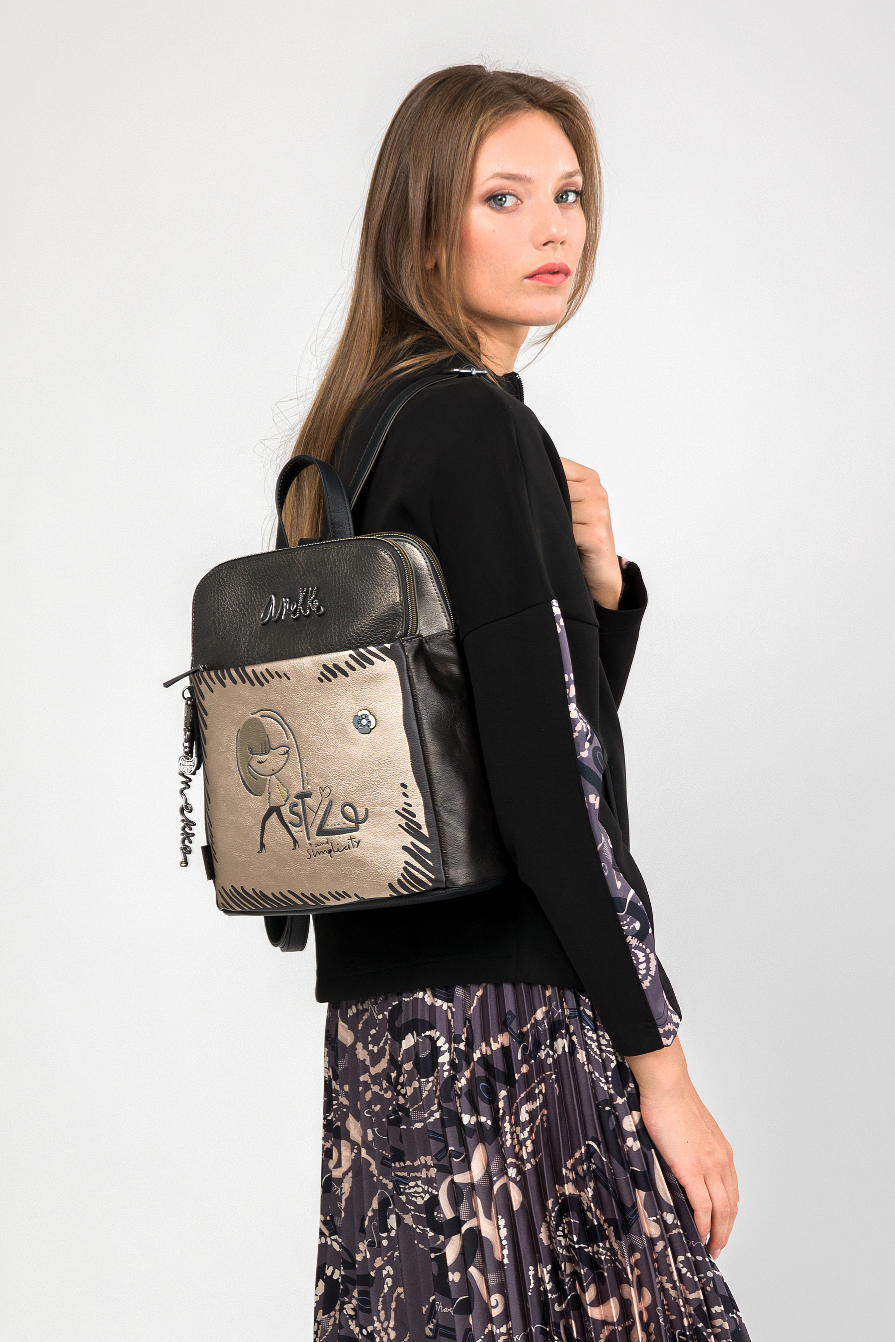 Anekke Rucksack mit 3 Fächern Nature Koko Anekke Rucksack mit 3 Fächern Nature Koko