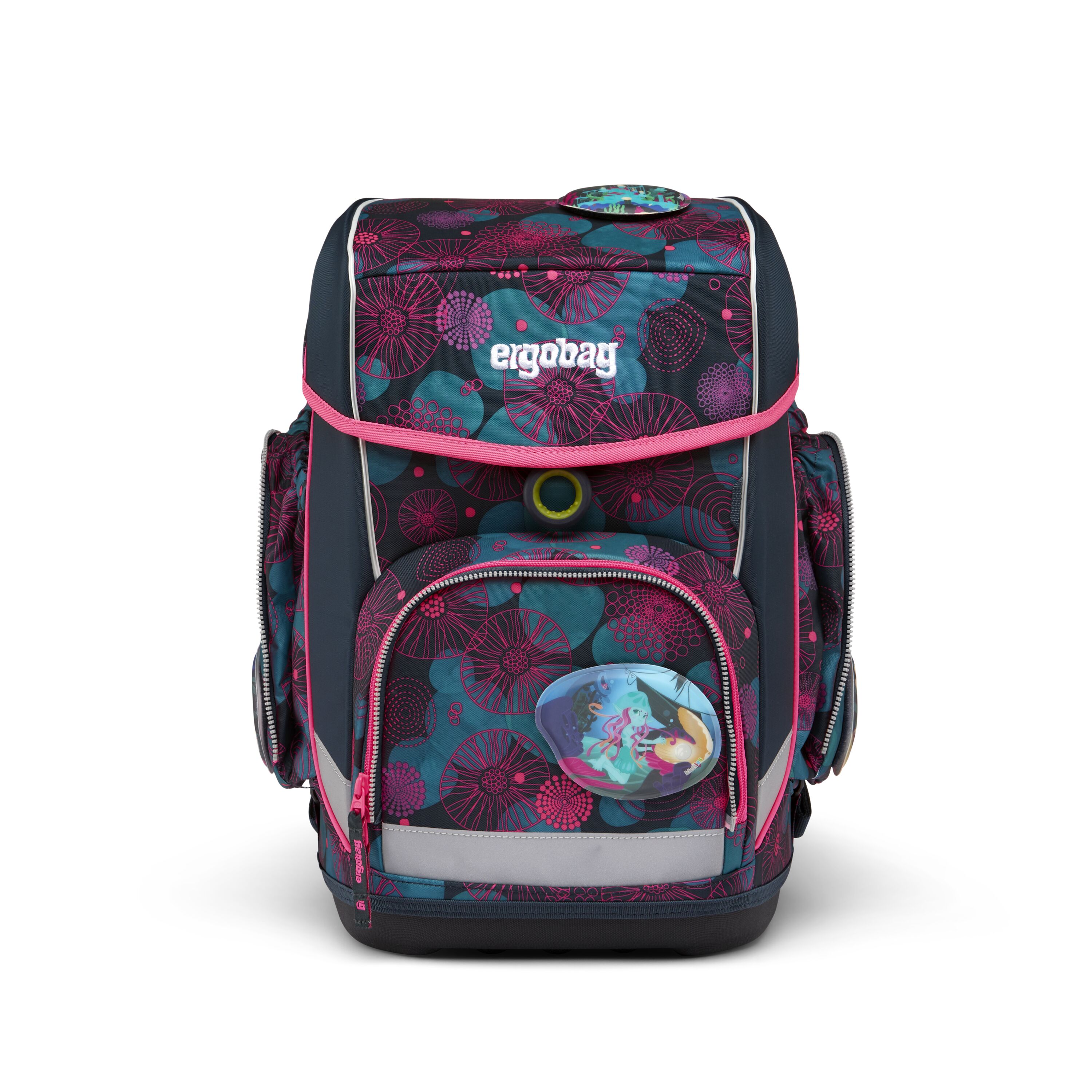 Ergobag Schulranzen-Set Cubo KorallBär 2024