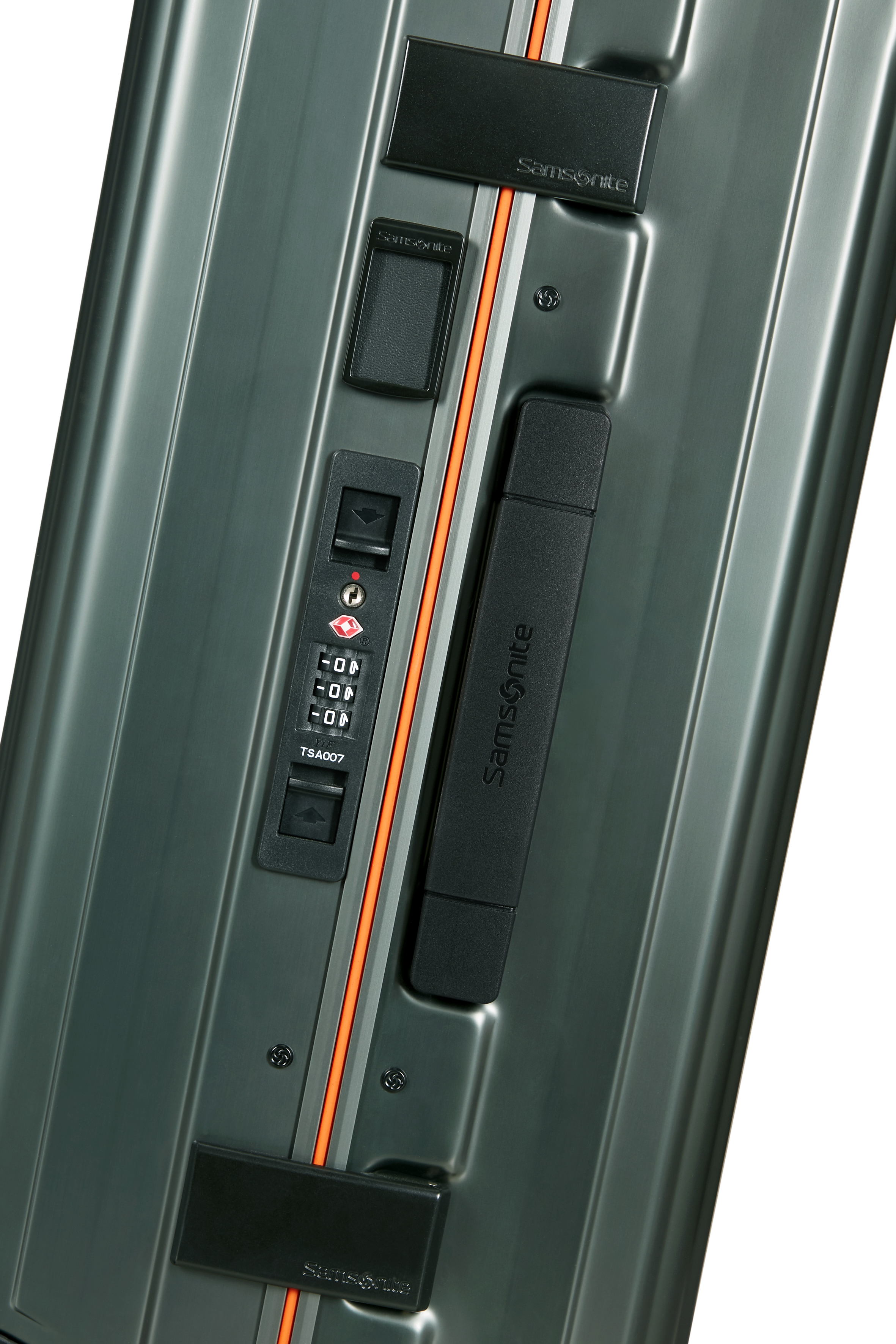 Samsonite Trolley Lite-Box Alu 55cm sage/orange