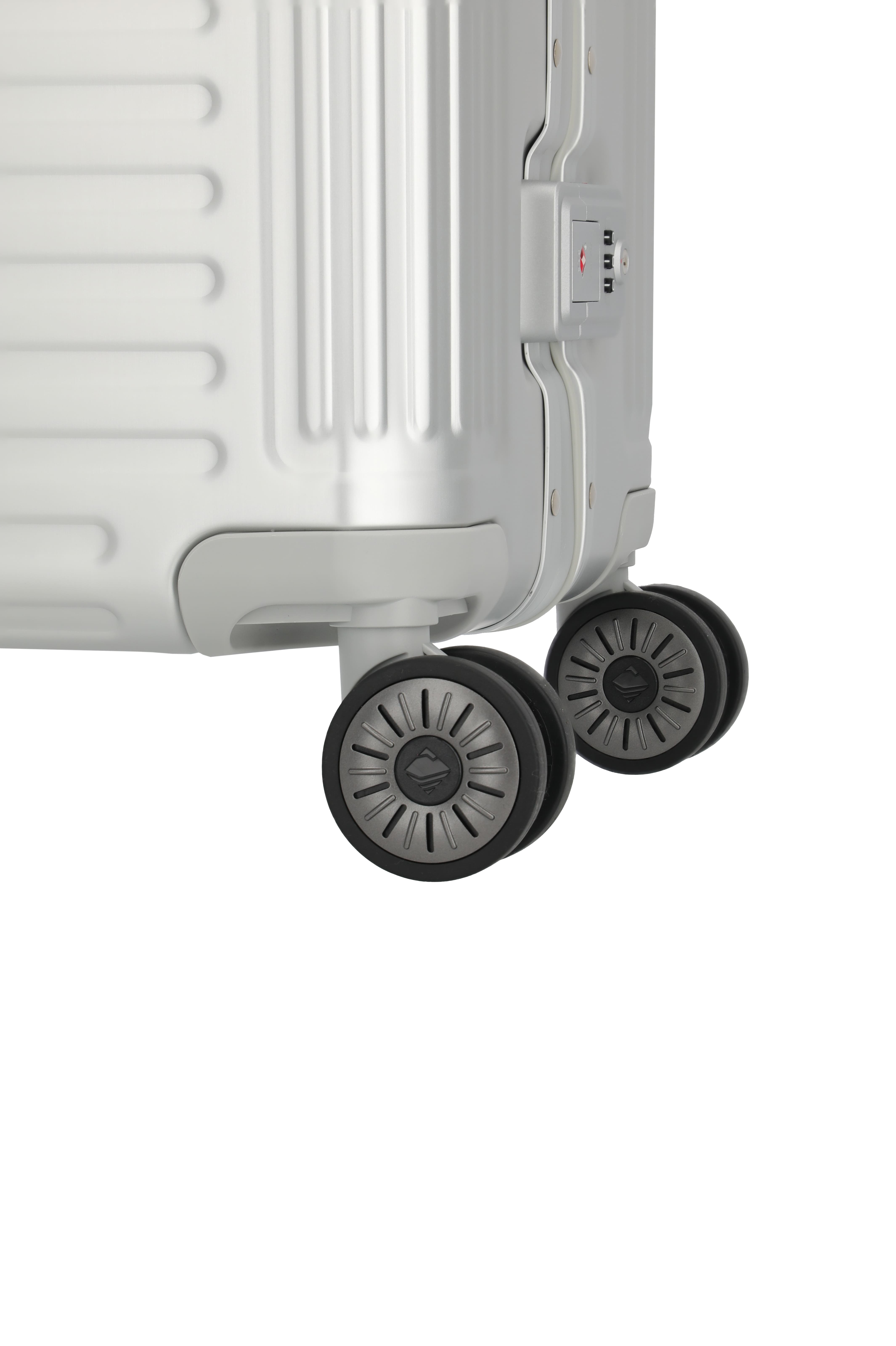 Travelite Next Aluminium Trolley 67 cm silber