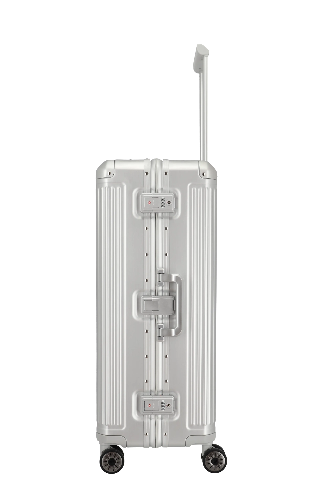 Travelite Next 2.0 Aluminium Trolley 77cm silber