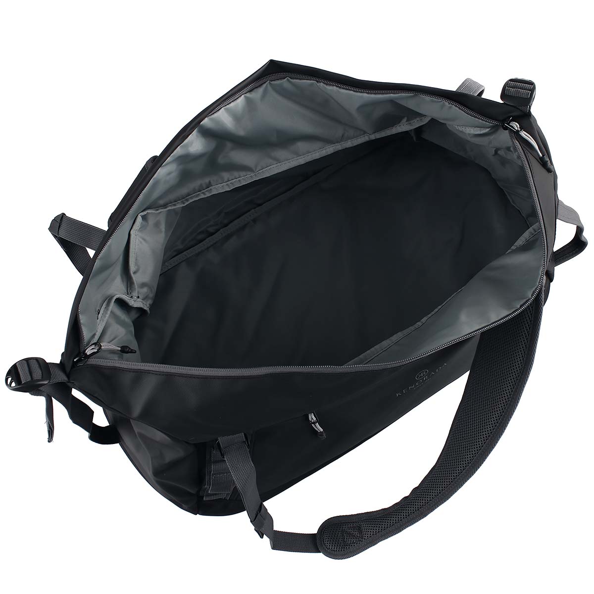 Kenorada Reisetasche mit Rucksackfunktion schwarz