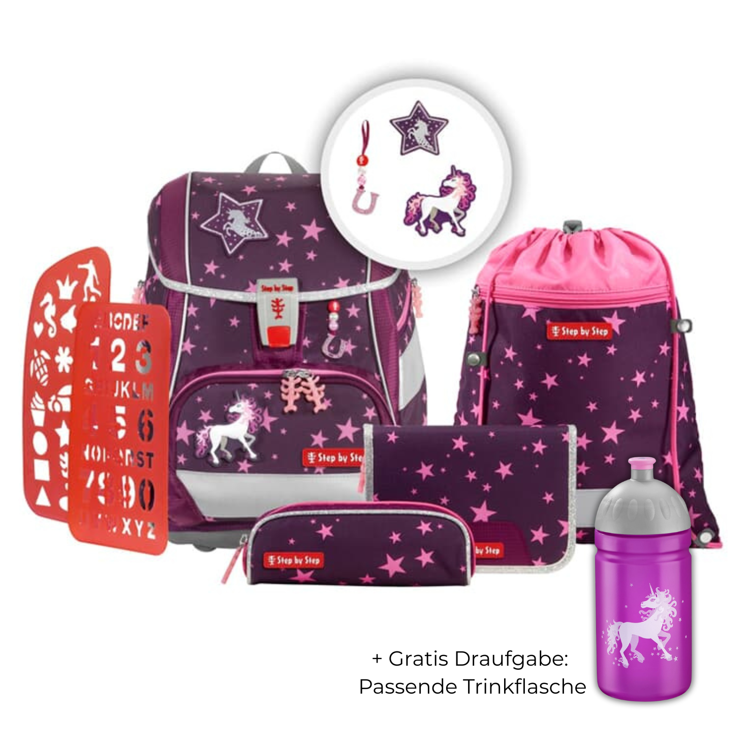 Step by Step 2IN1 Plus Schulranzen-Set Unicorn Nuala