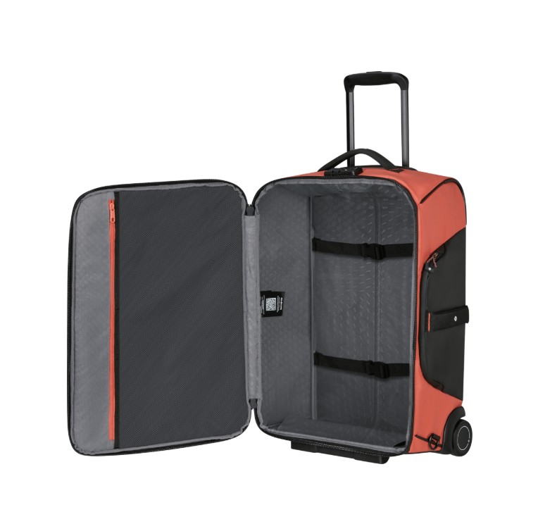 Samsonite Reisetasche/Rucksack mit Rollen Ecodiver 55cm clay