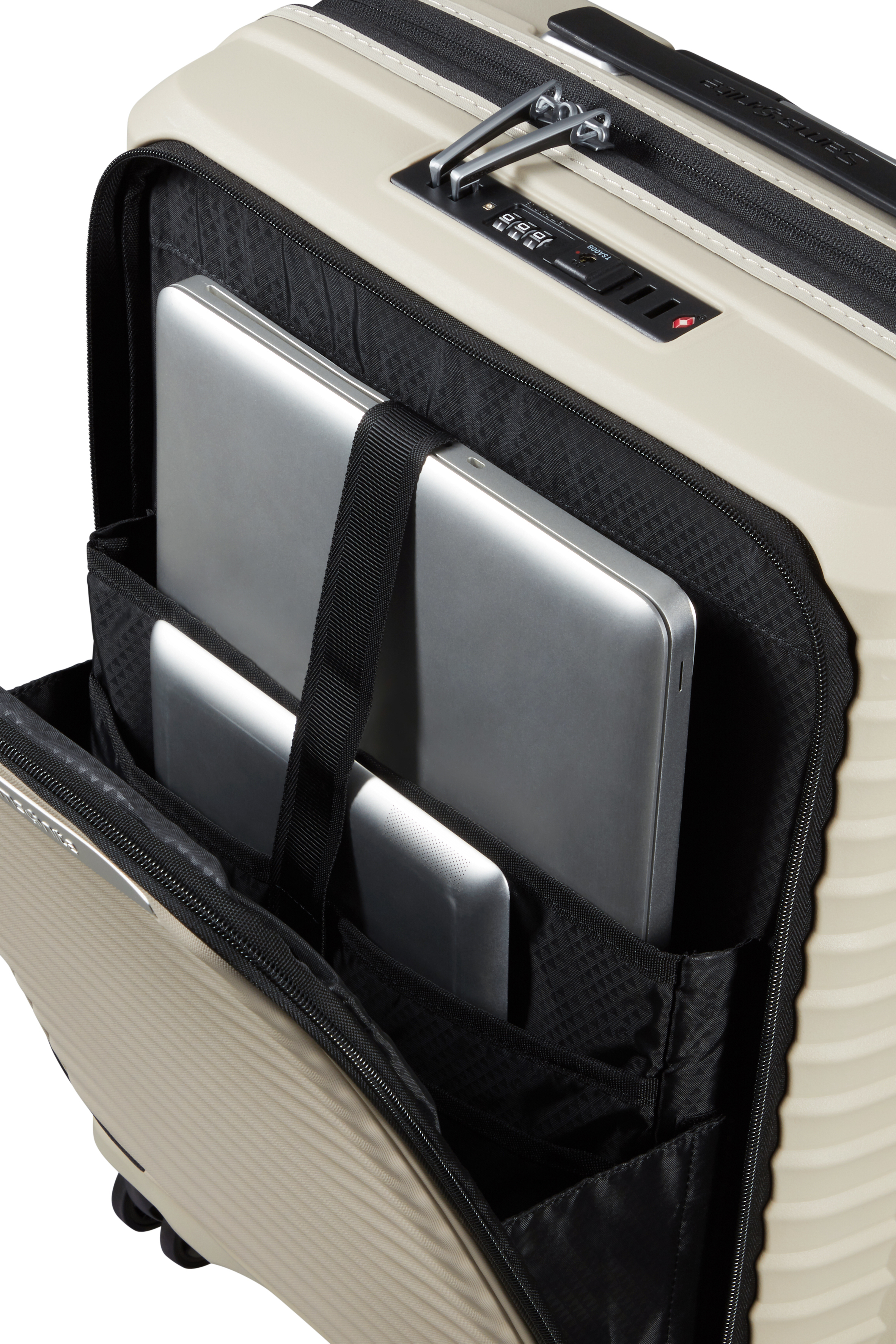 Samsonite Trolley Upscape 55 cm easy access sandstone