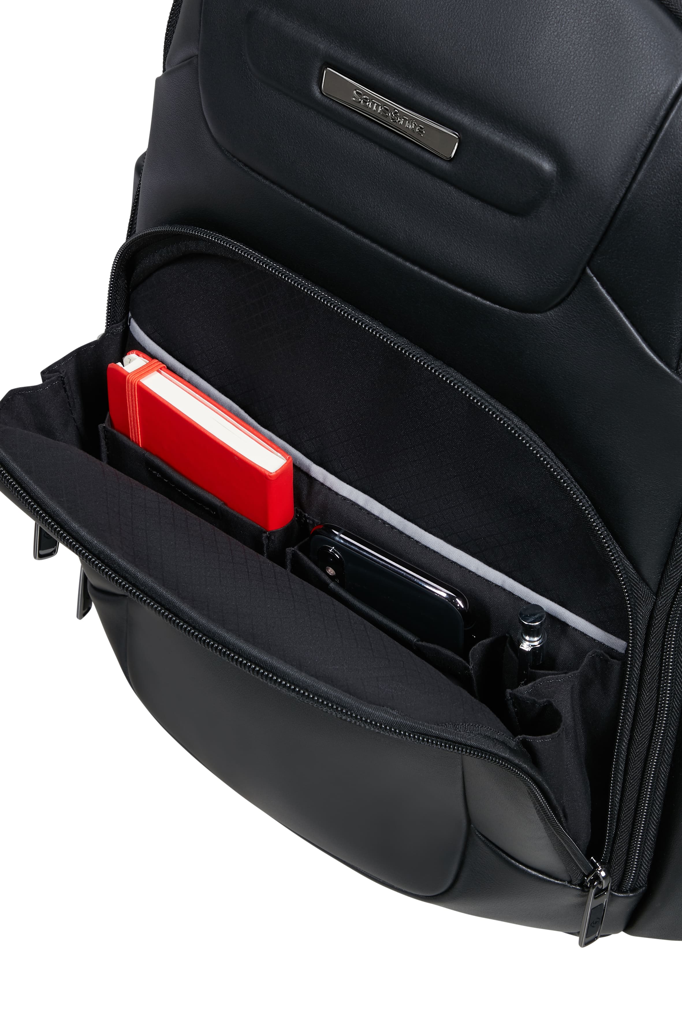 Samsonite Laptop Rucksack 15.6" PRO-DLX Leather schwarz