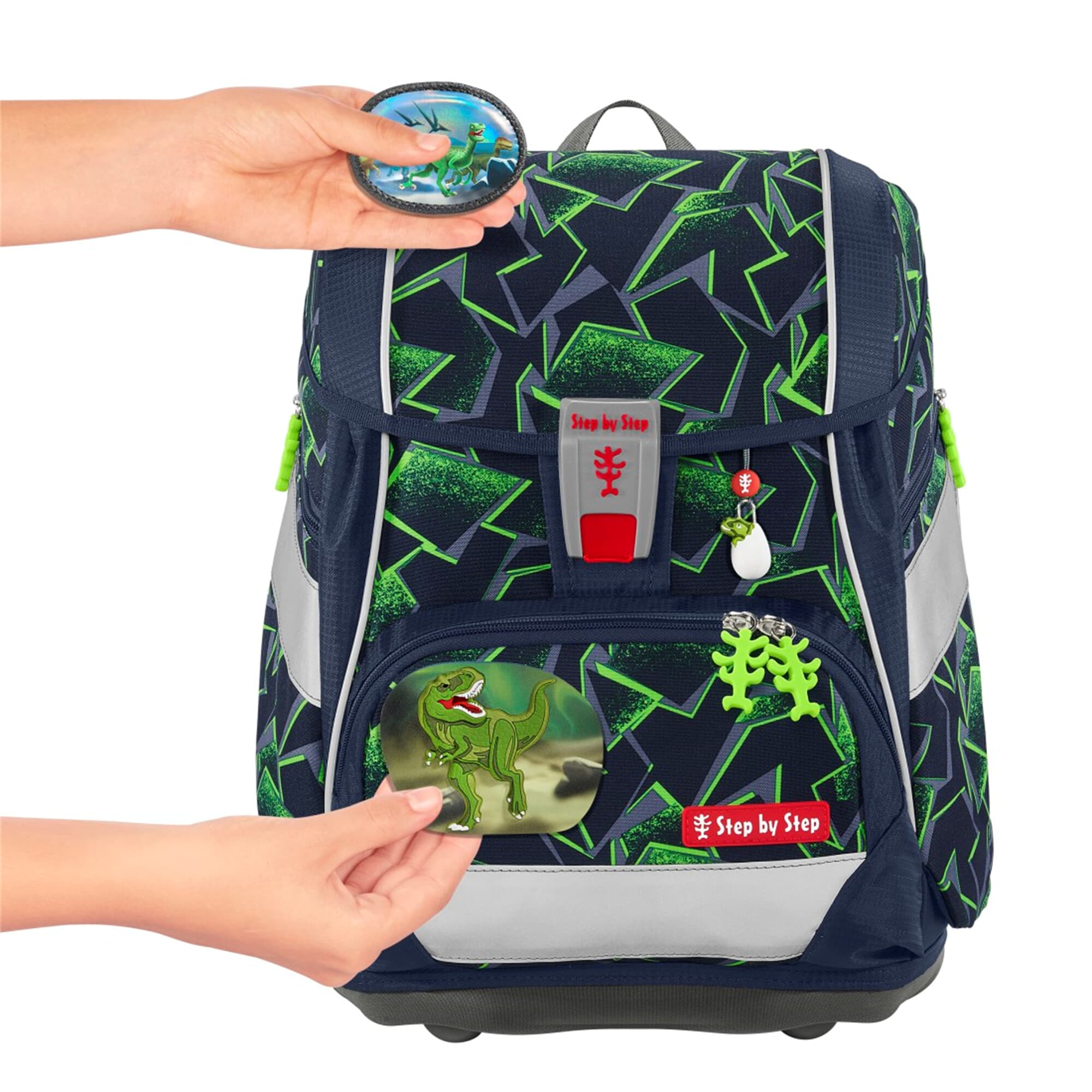 Step by Step 2IN1 Plus Schulranzen-Set Wild T-Rex Taro