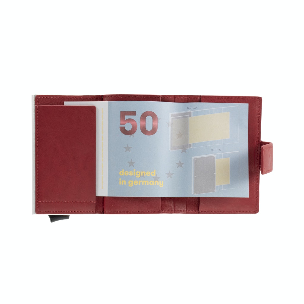 Maitre Kreditkartenetui F3 C-Two E-Cage Sv8F rot