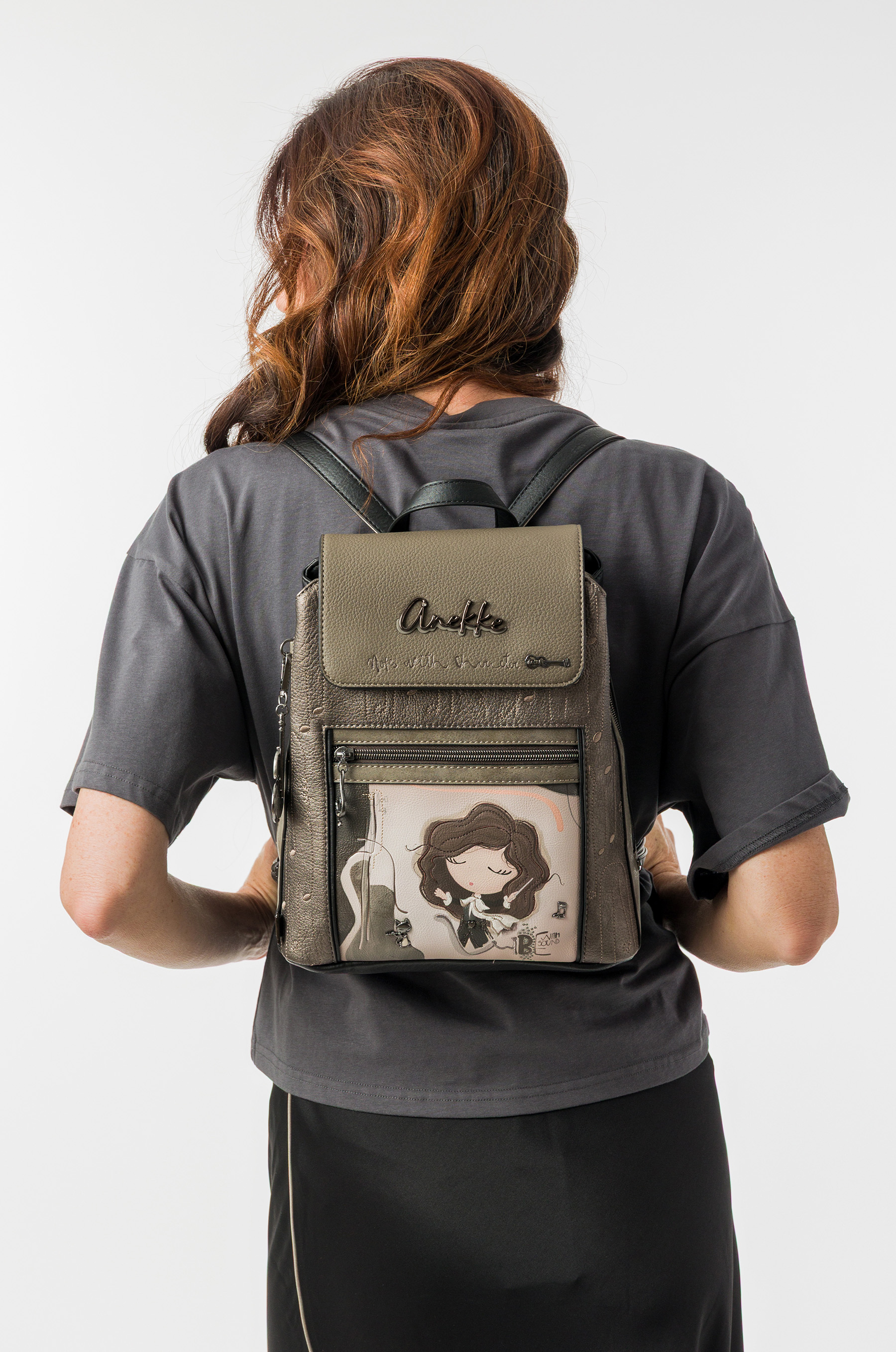 Anekke Rucksack mit Überschlag Orchestra
