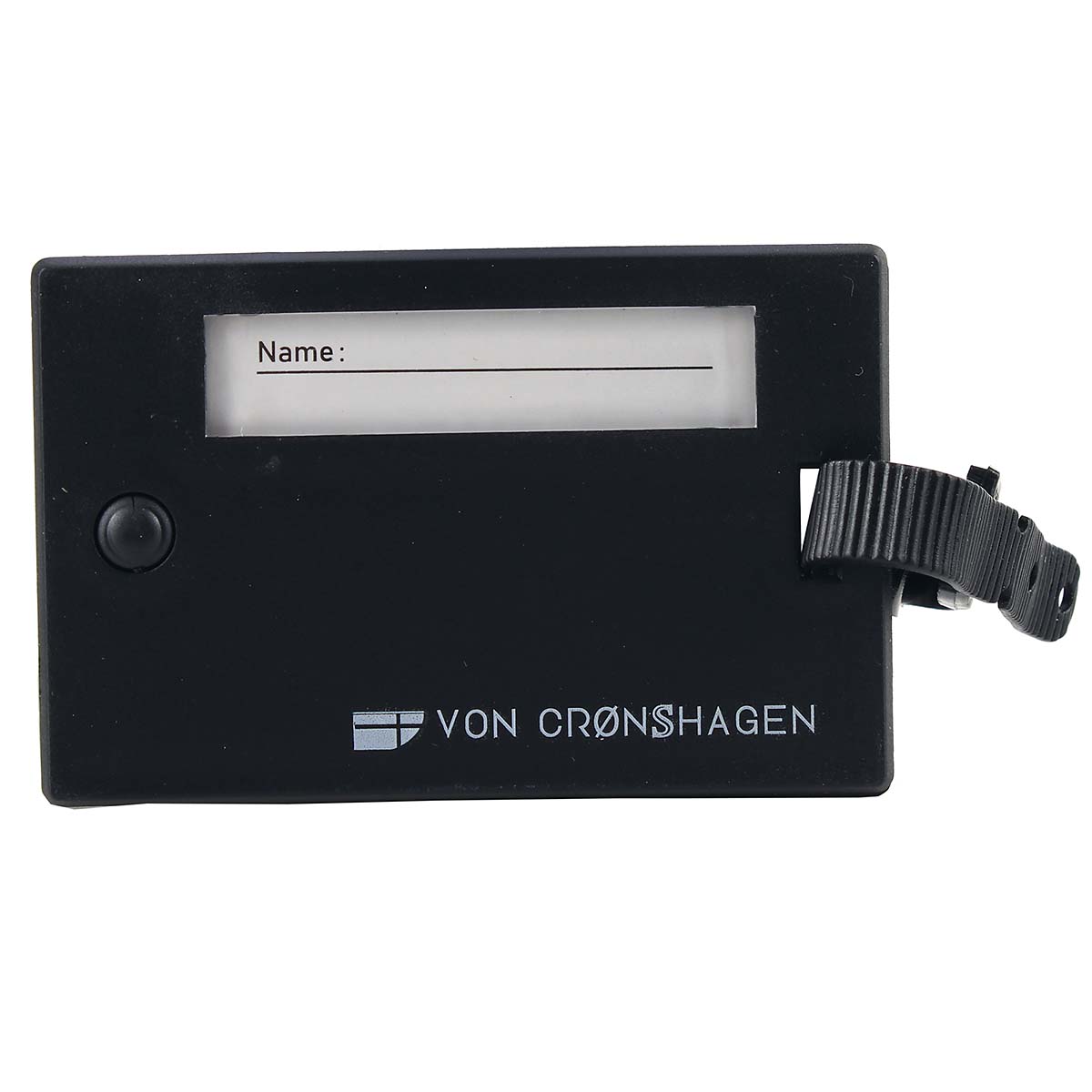 von Cronshagen Kofferanhänger mit Sichtfenster schwarz