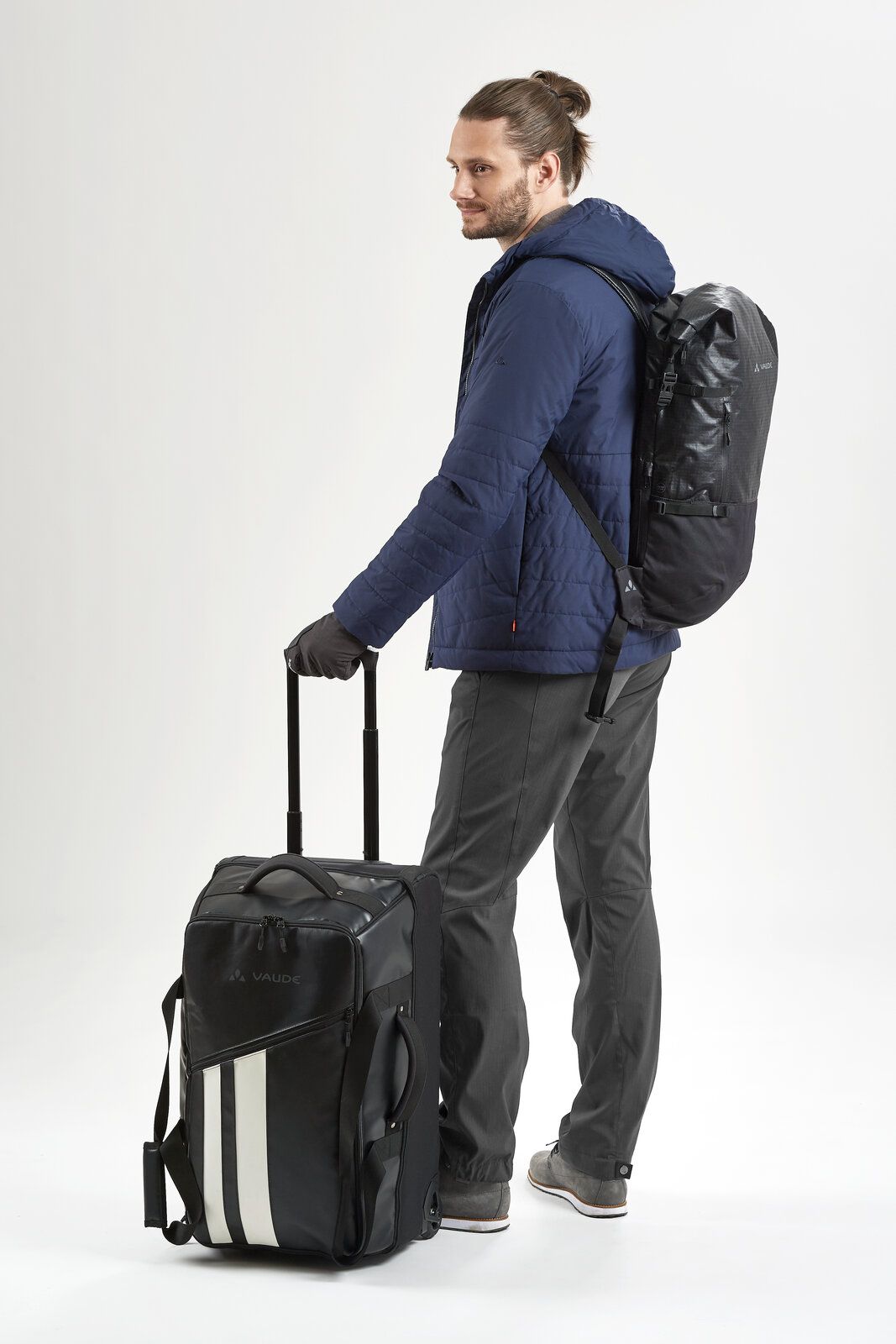 Vaude Reisetasche mit Rollen Rotuma 90 black 
