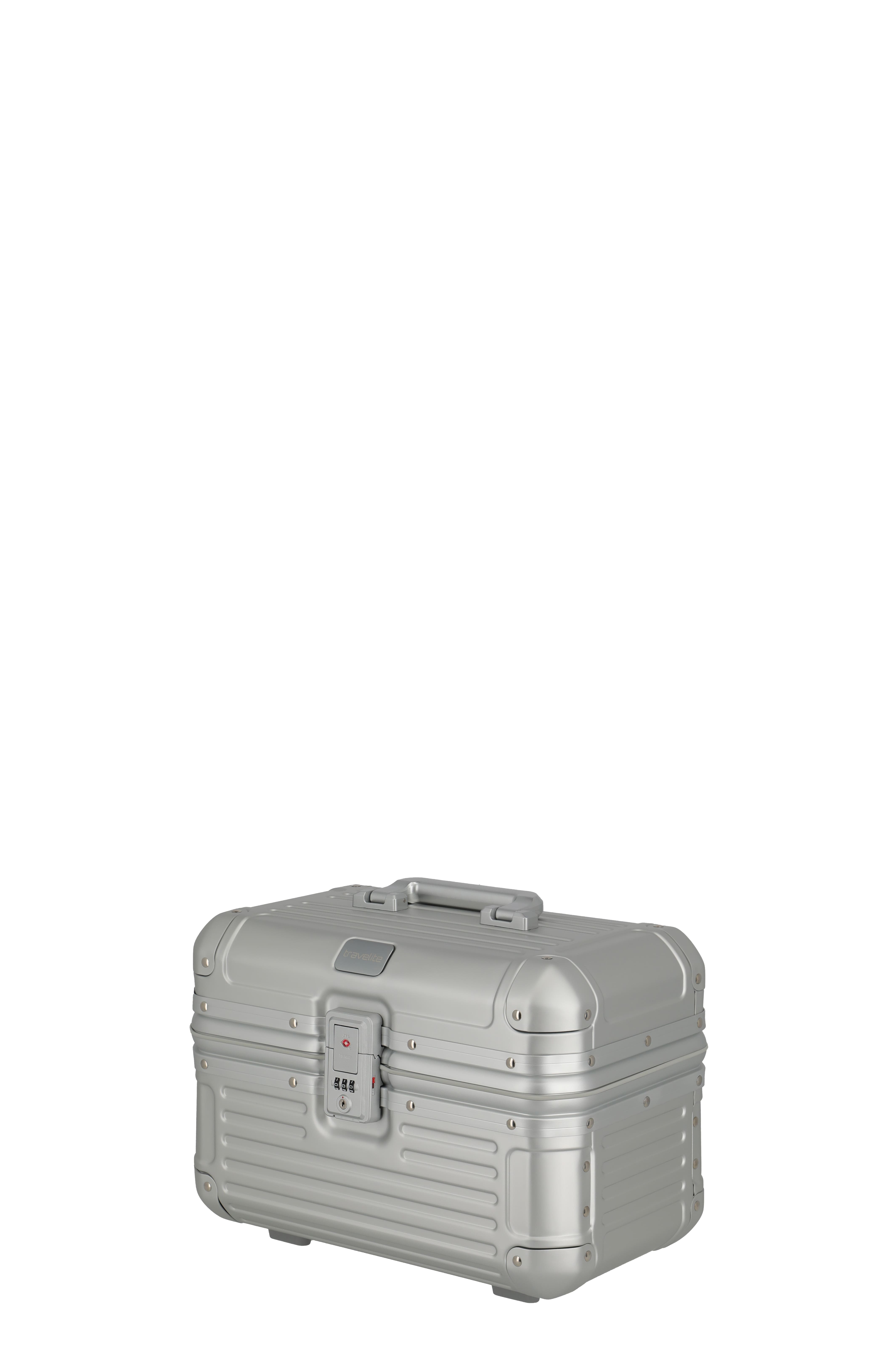 Travelite Next Aluminium Beautycase silber 
