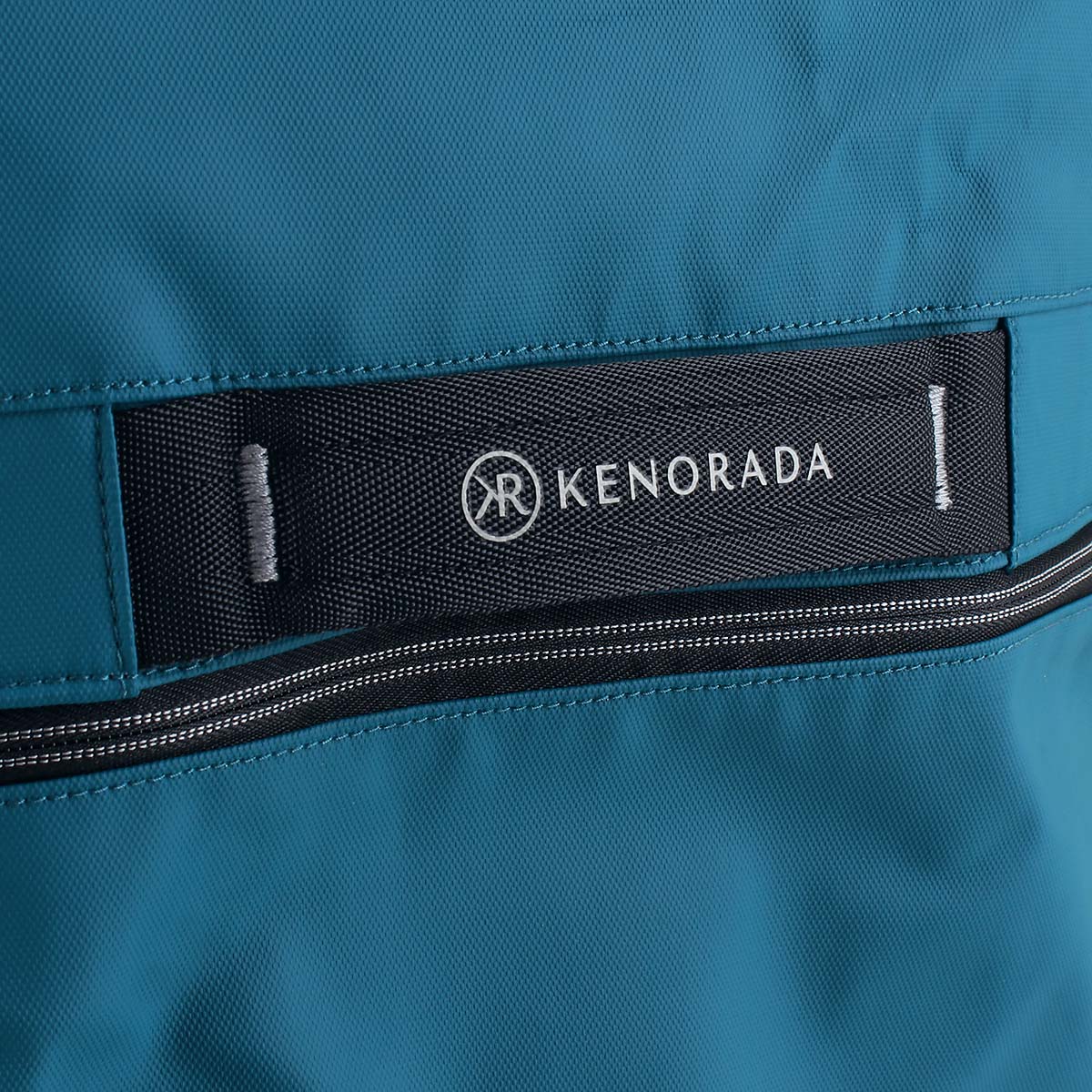 Kenorada Rollen-Reisetasche Backpack Rainbow M petrol 