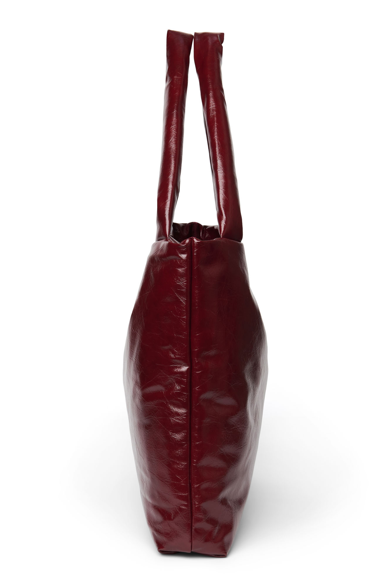 Studio Noos Vegan Leather Mom Bag Burgundy