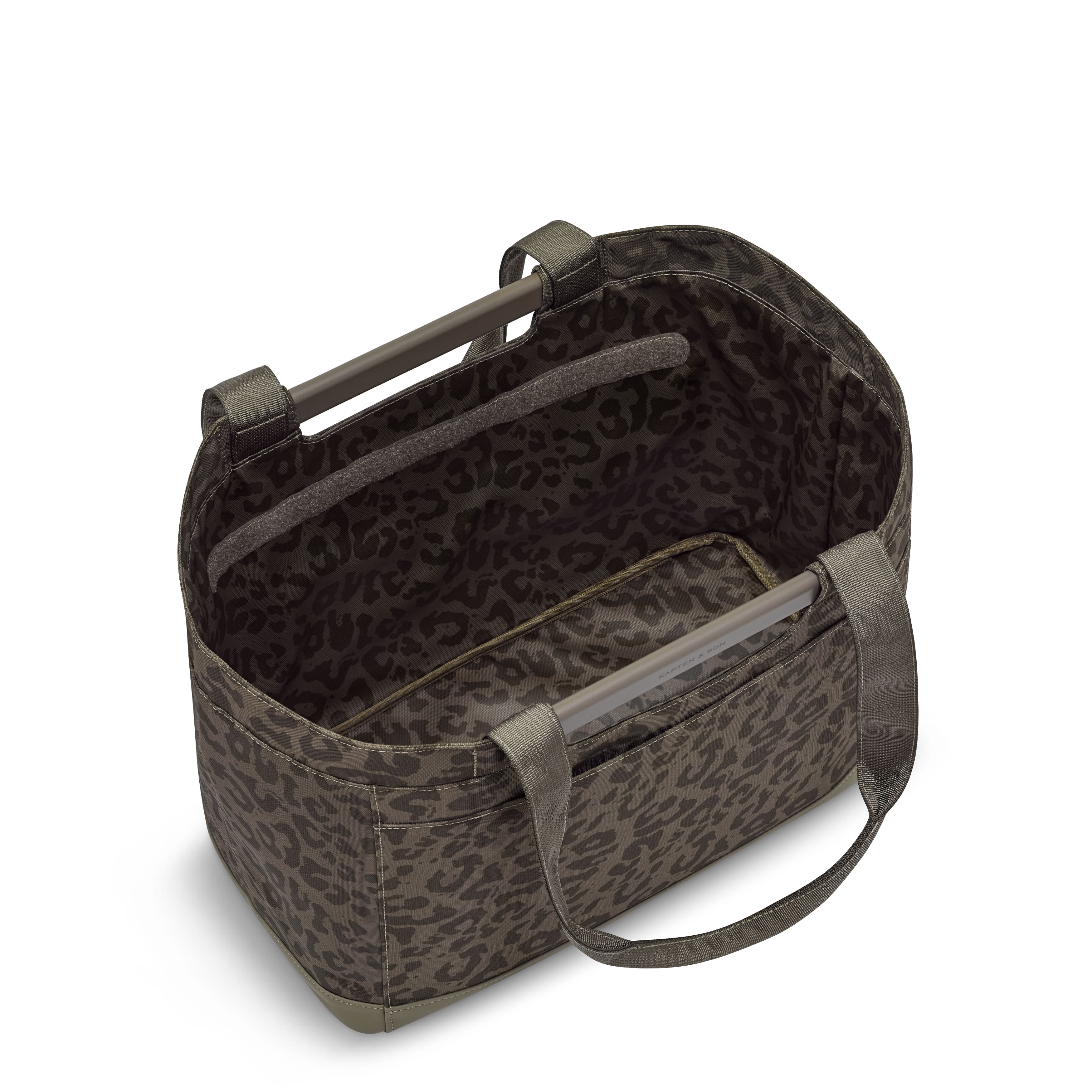 Kapten & Son Vaasa Shopping Basket Leo Dark Brown
