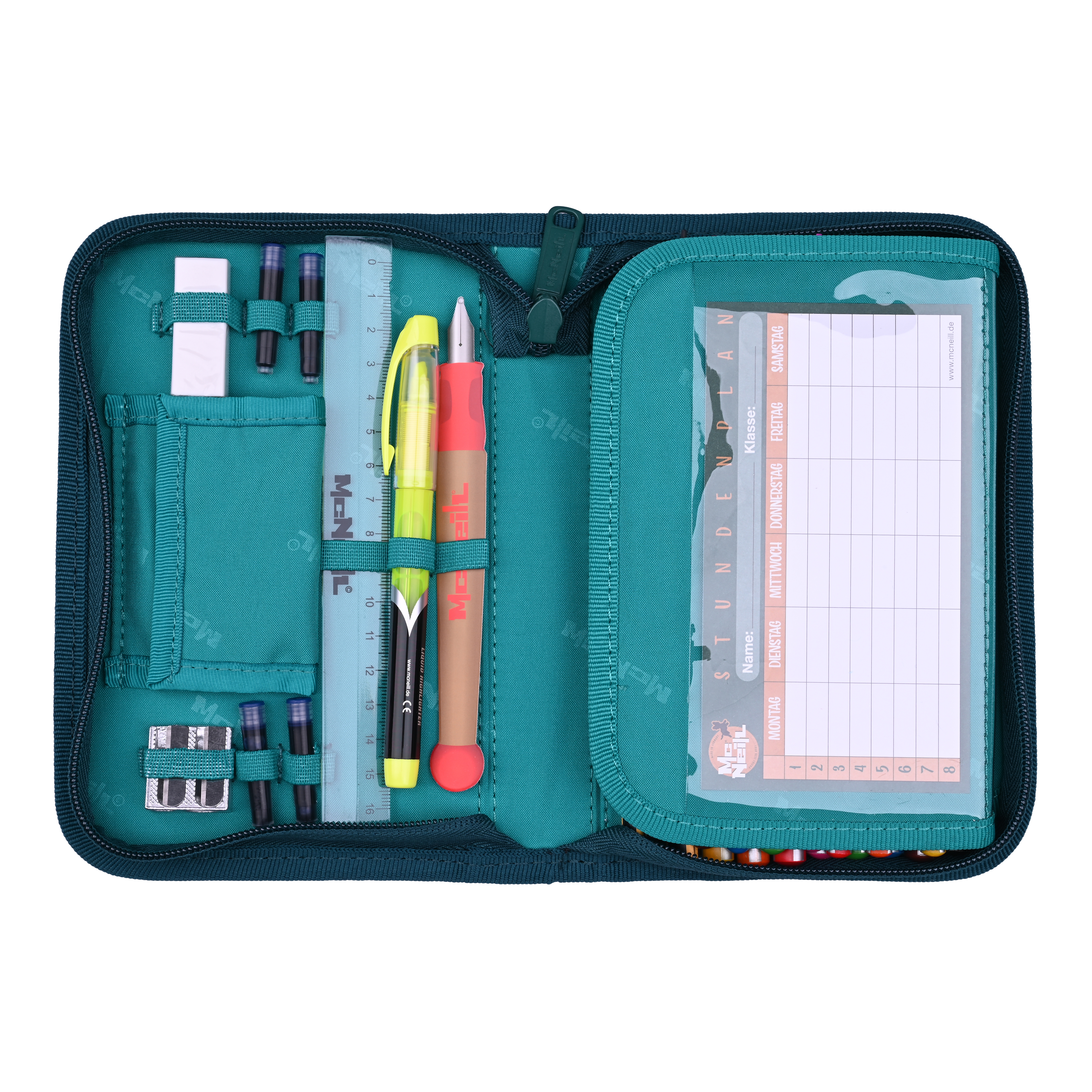 McNeill Schulranzen-Set Bravo Bear 9-teilig