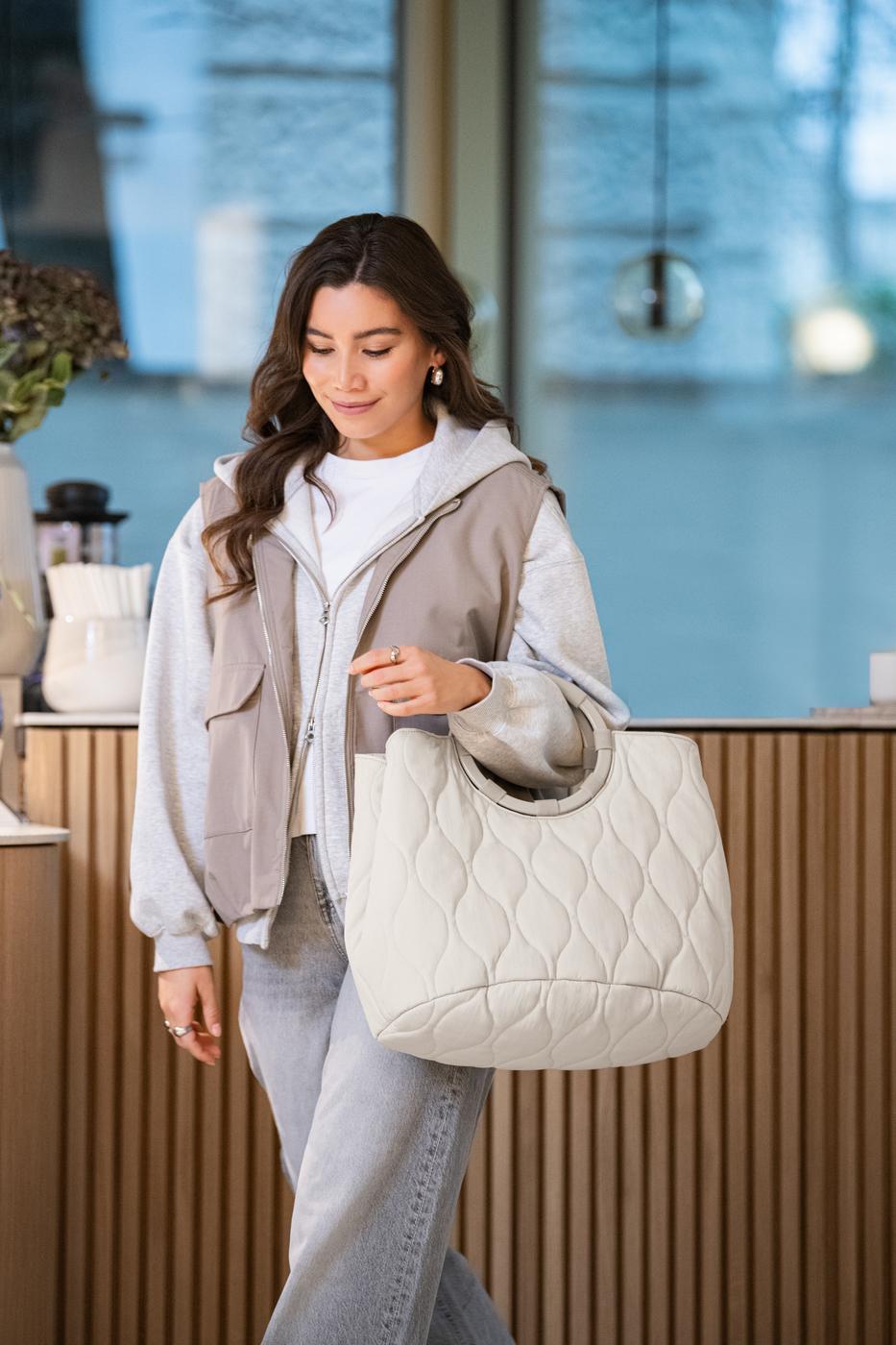 Reisenthel Loopbag Hobo Puffer Stone