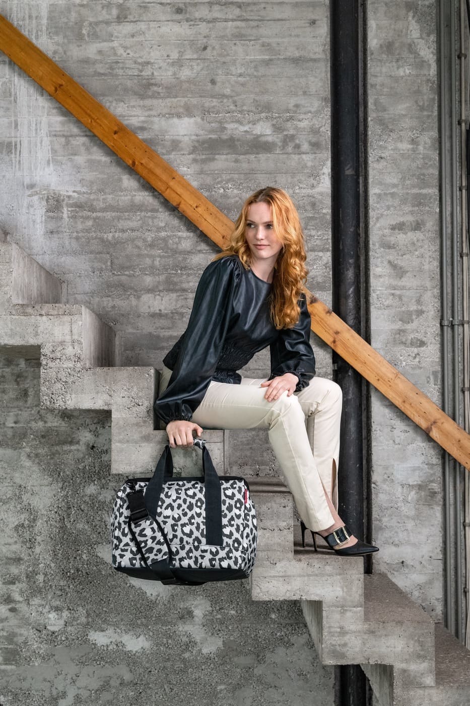 Reisenthel Reisetasche Allrounder M Leo Nero