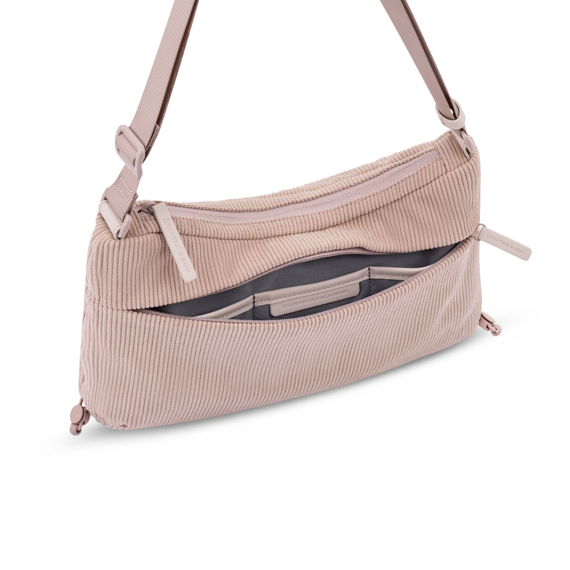 Kapten & Son Umhängetasche Skara Small Cord rose clay