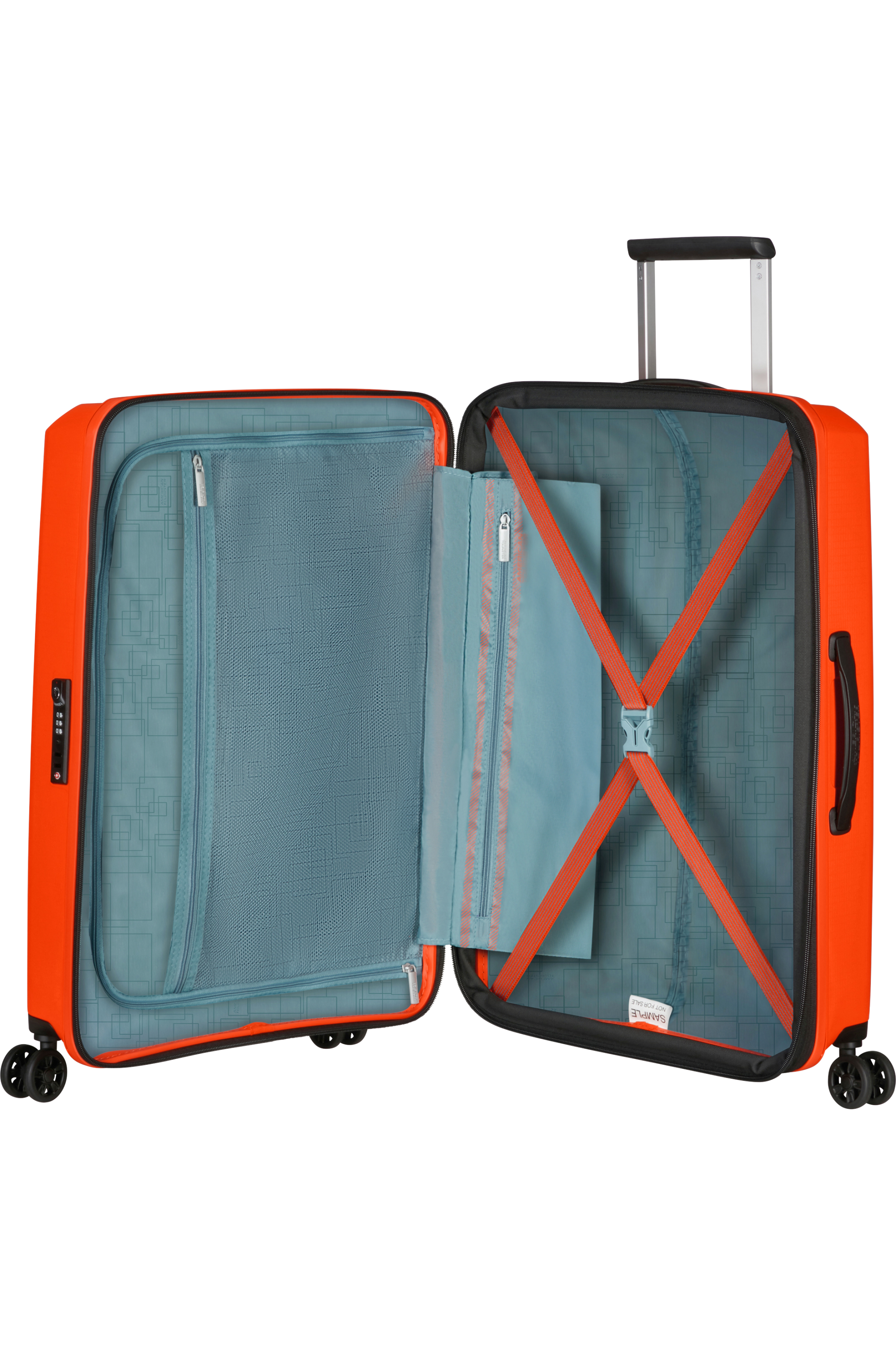 American Tourister Trolley Aerostep M bright orange