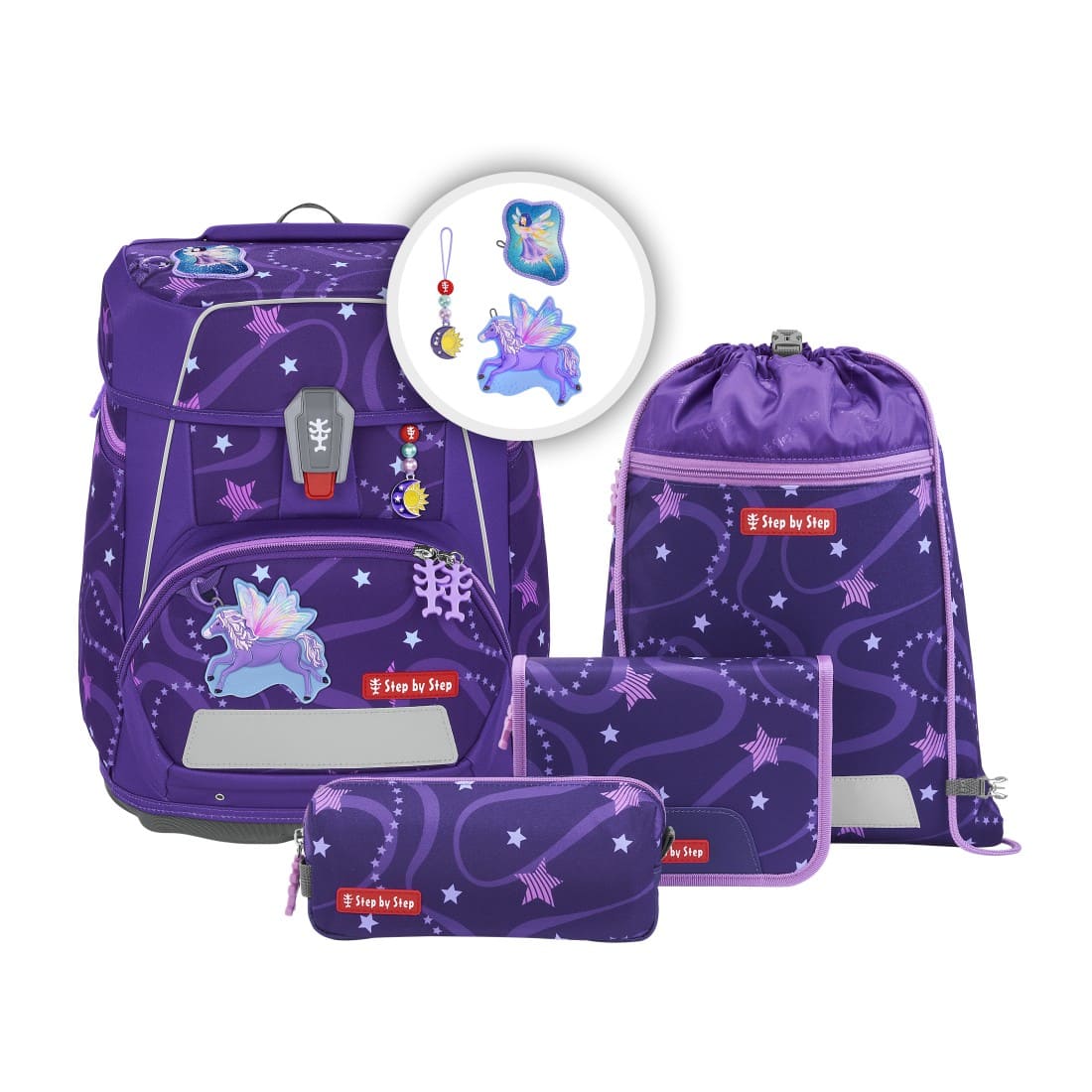 Step by Step Schulranzen-Set SPACE Pegasus Emily 2027