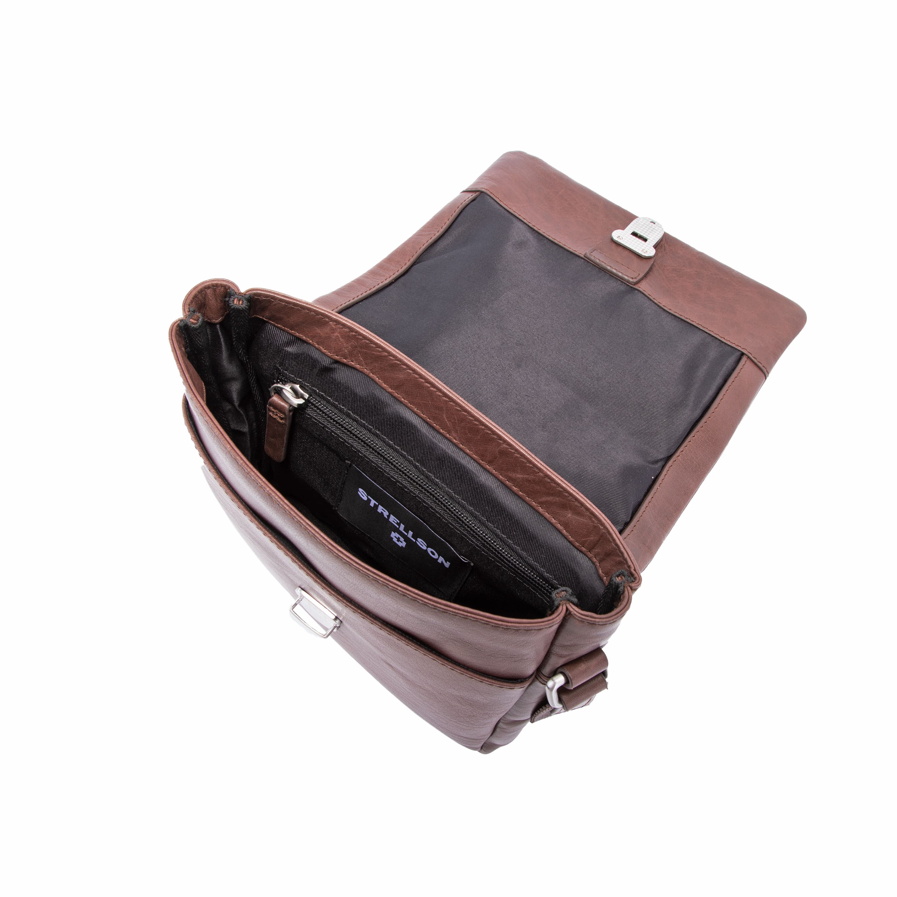 Strellson Umhängetasche Hatton Cross Jeremy dunkelbraun