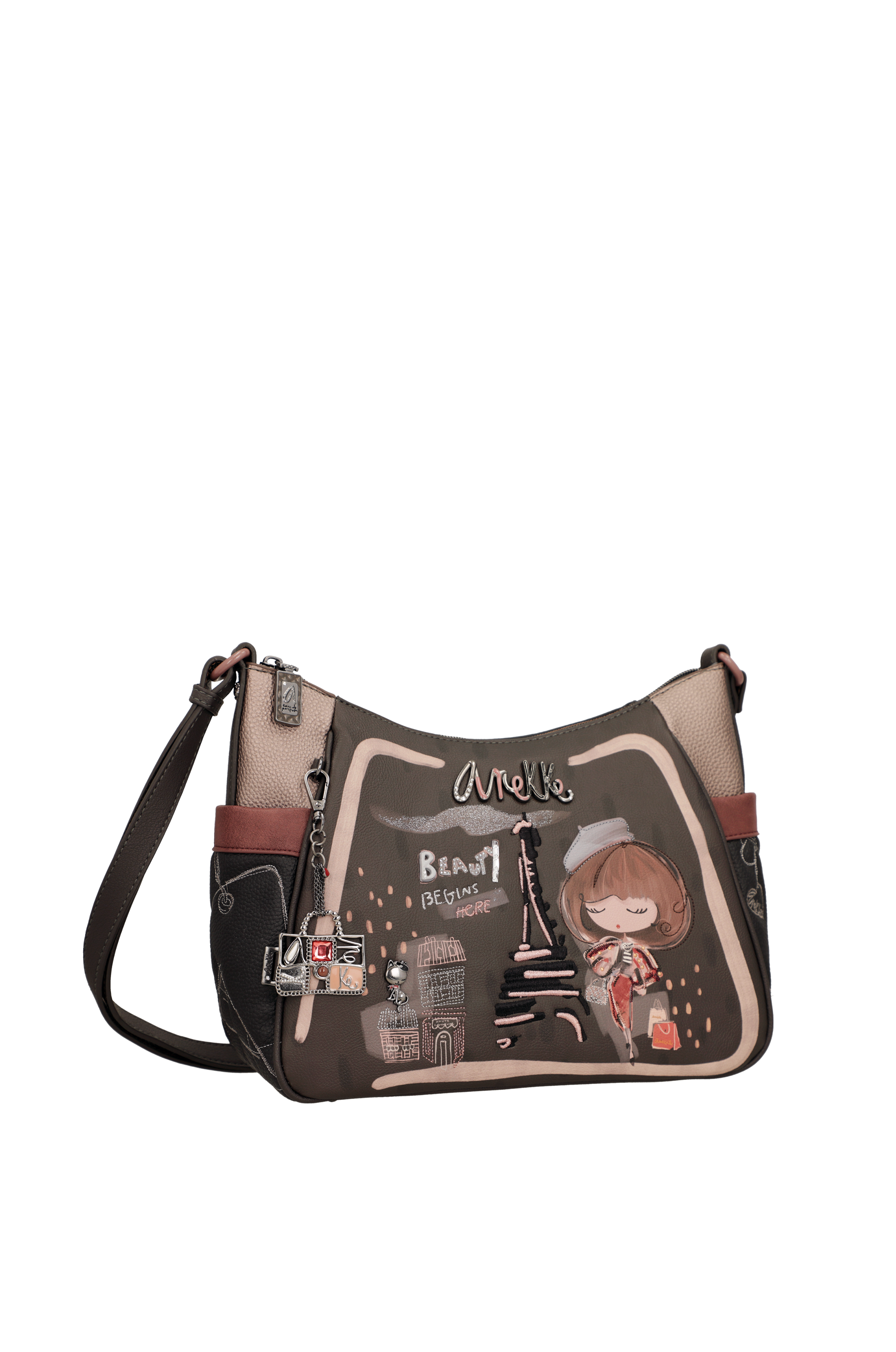 Anekke Schultertasche mit Umhängeriemen Mademoiselle groß