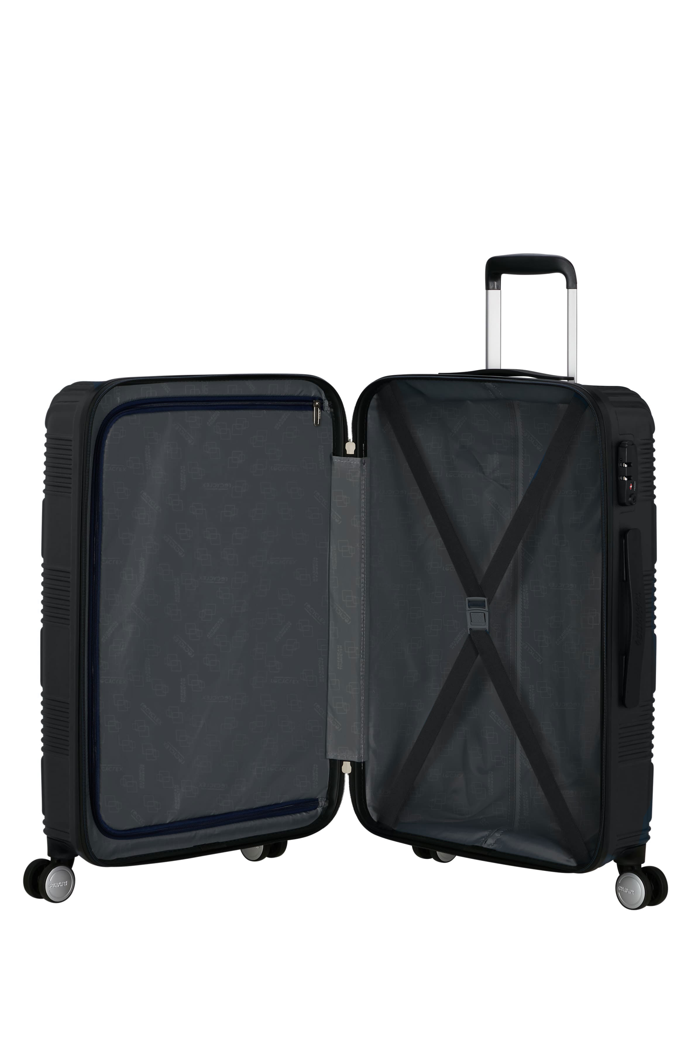 American Tourister Hartschalenkoffer Geoblast 66cm black