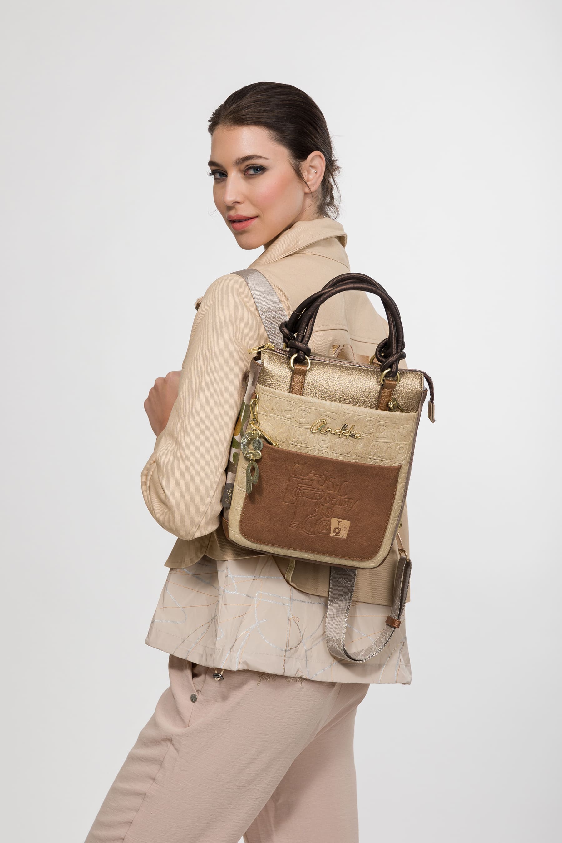 Anekke Rucksack mit kurzem Griff Amphora
