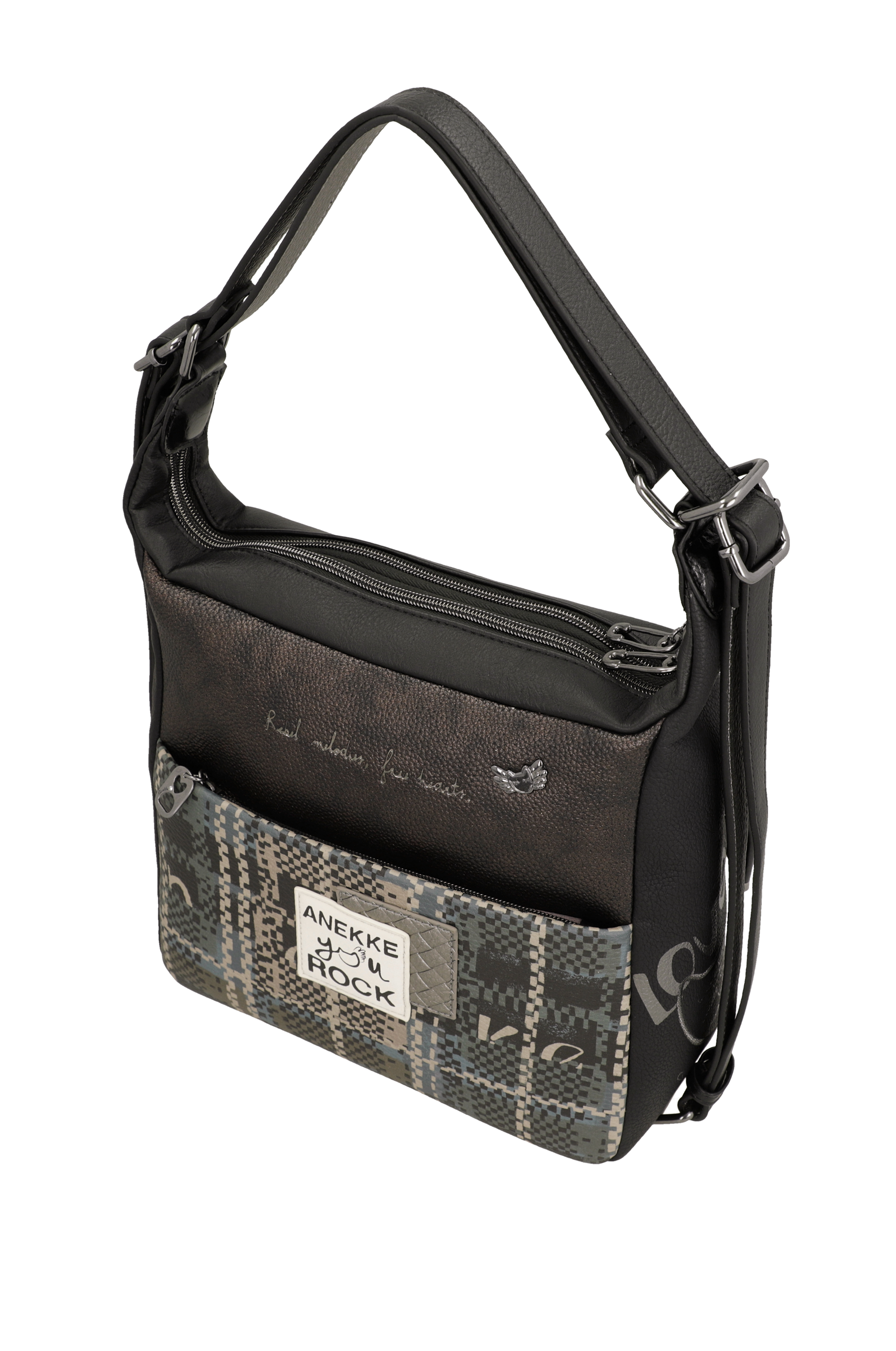 Anekke Umwandelbarer Rucksack Iron