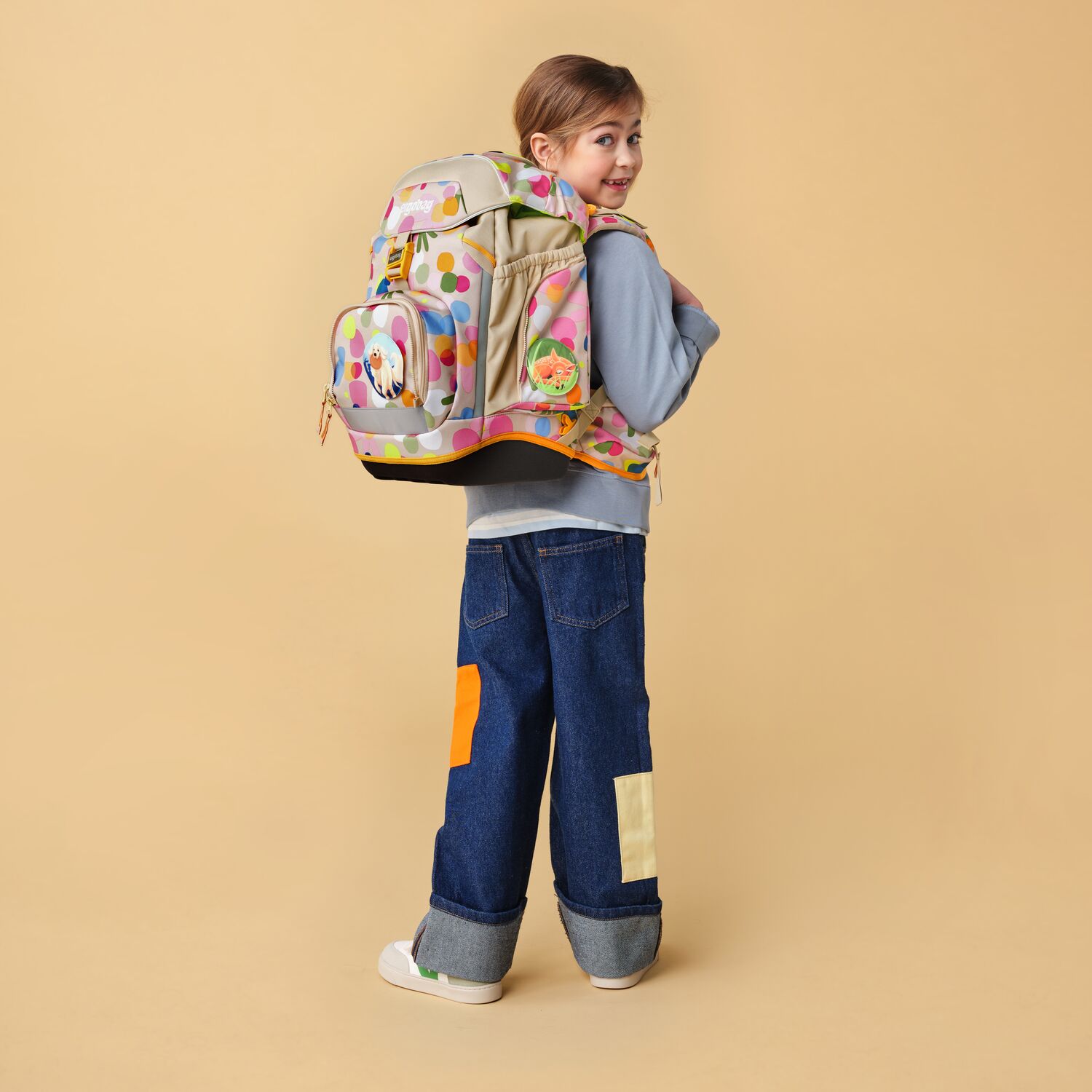 Ergobag Pack Schulrucksack-Set Flower Powbär 2025